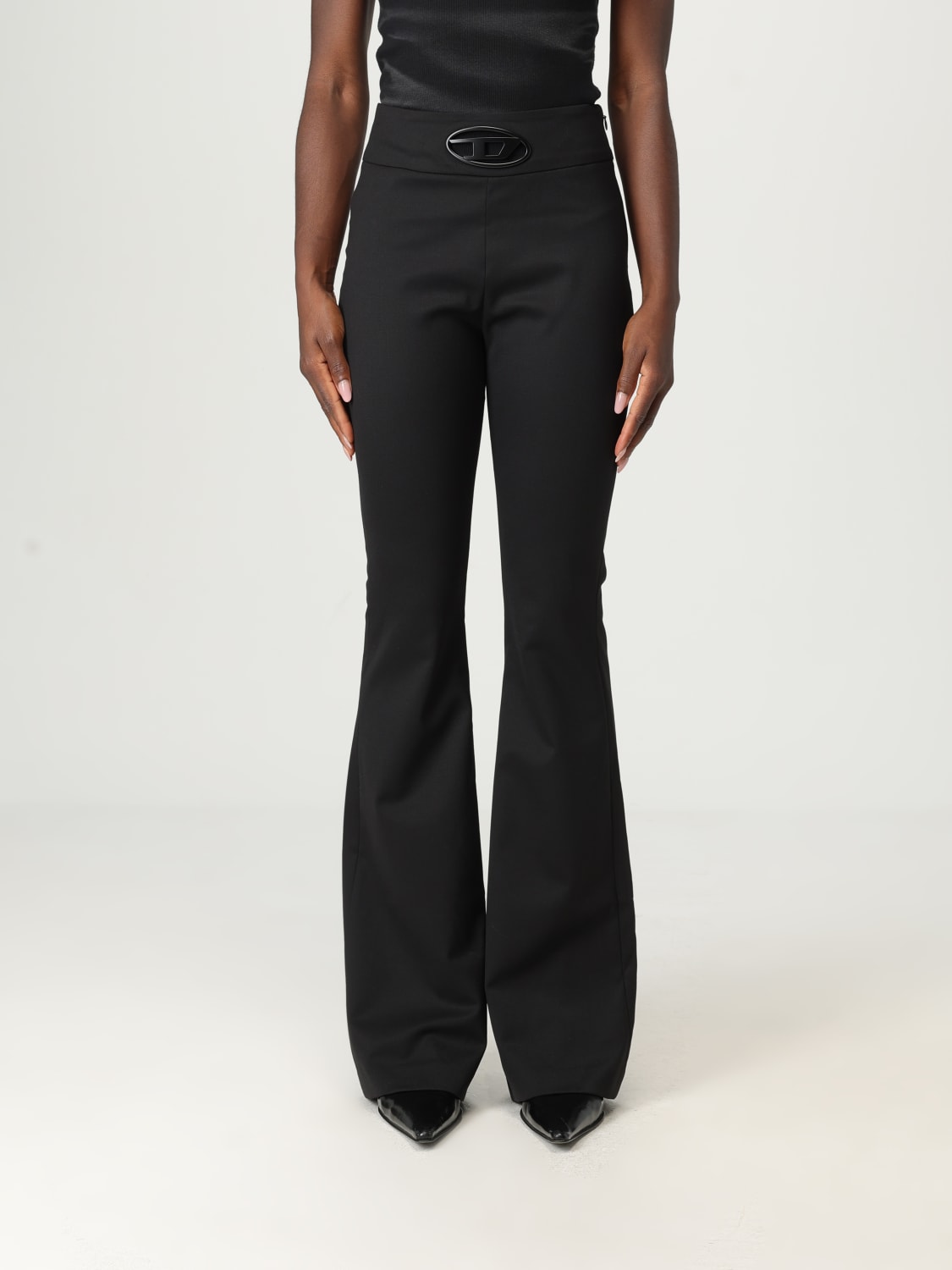 DIESEL PANTS: Pants woman Diesel, Black - Img 1