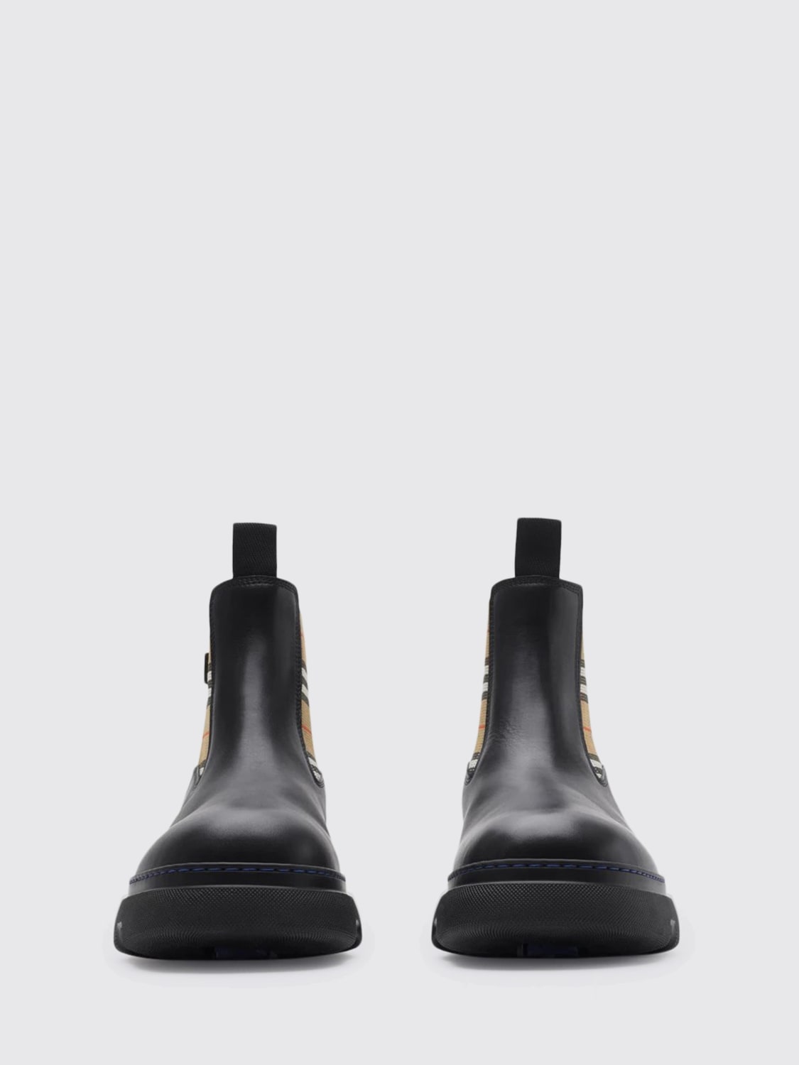 BURBERRY STIEFELETTEN: Schuhe herren Burberry, Schwarz - Img 2