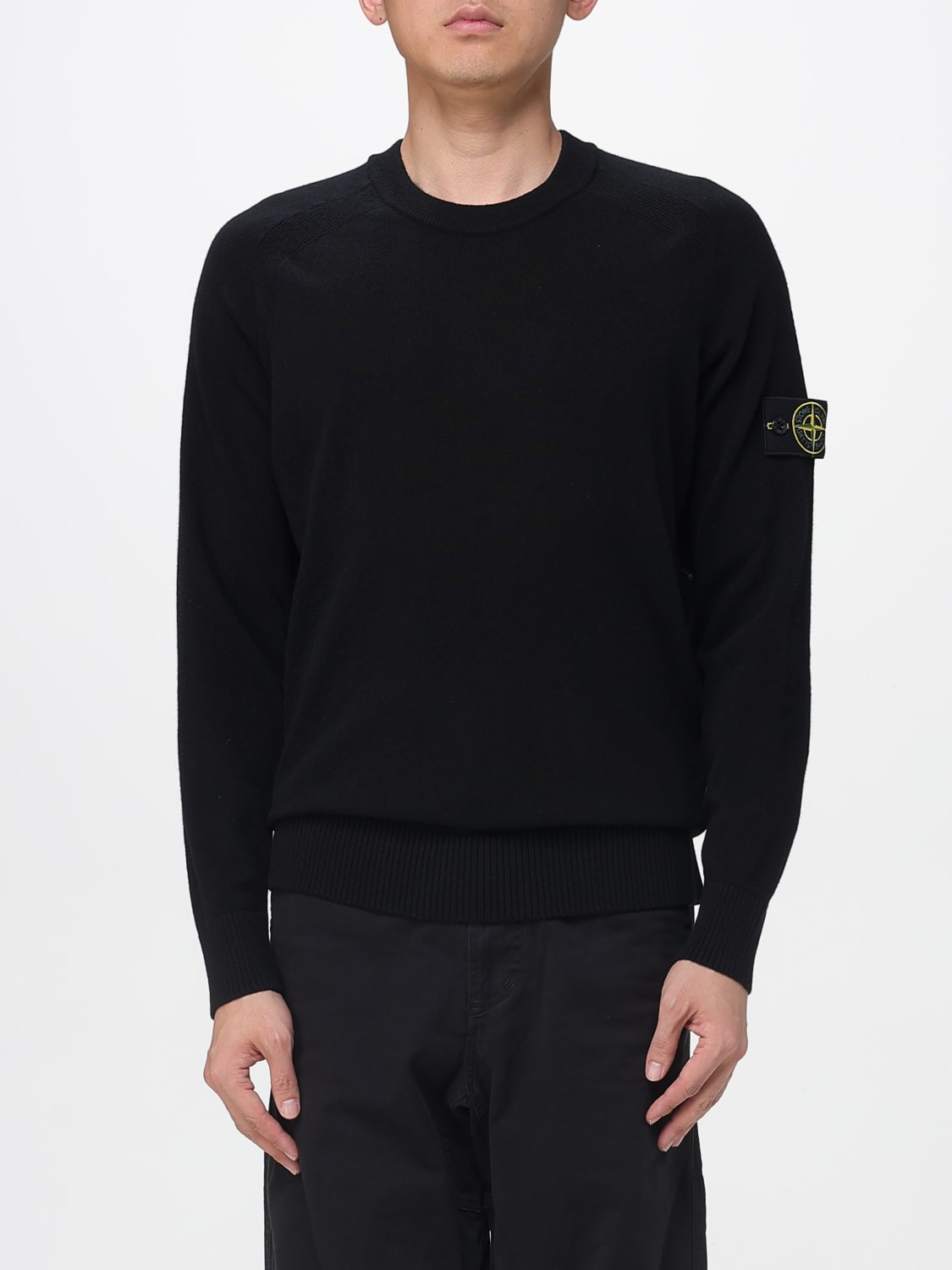 STONE ISLAND PULLOVER: Pullover herren Stone Island, Schwarz - Img 1