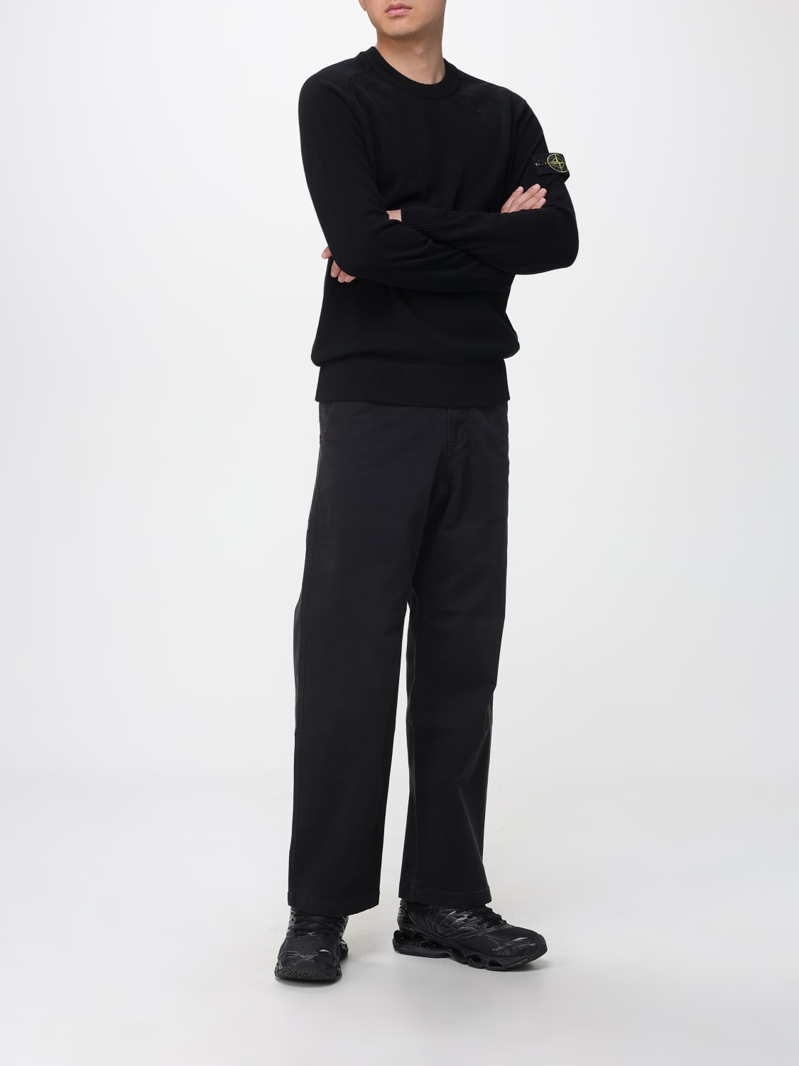 STONE ISLAND PULLOVER: Pullover herren Stone Island, Schwarz - Img 2