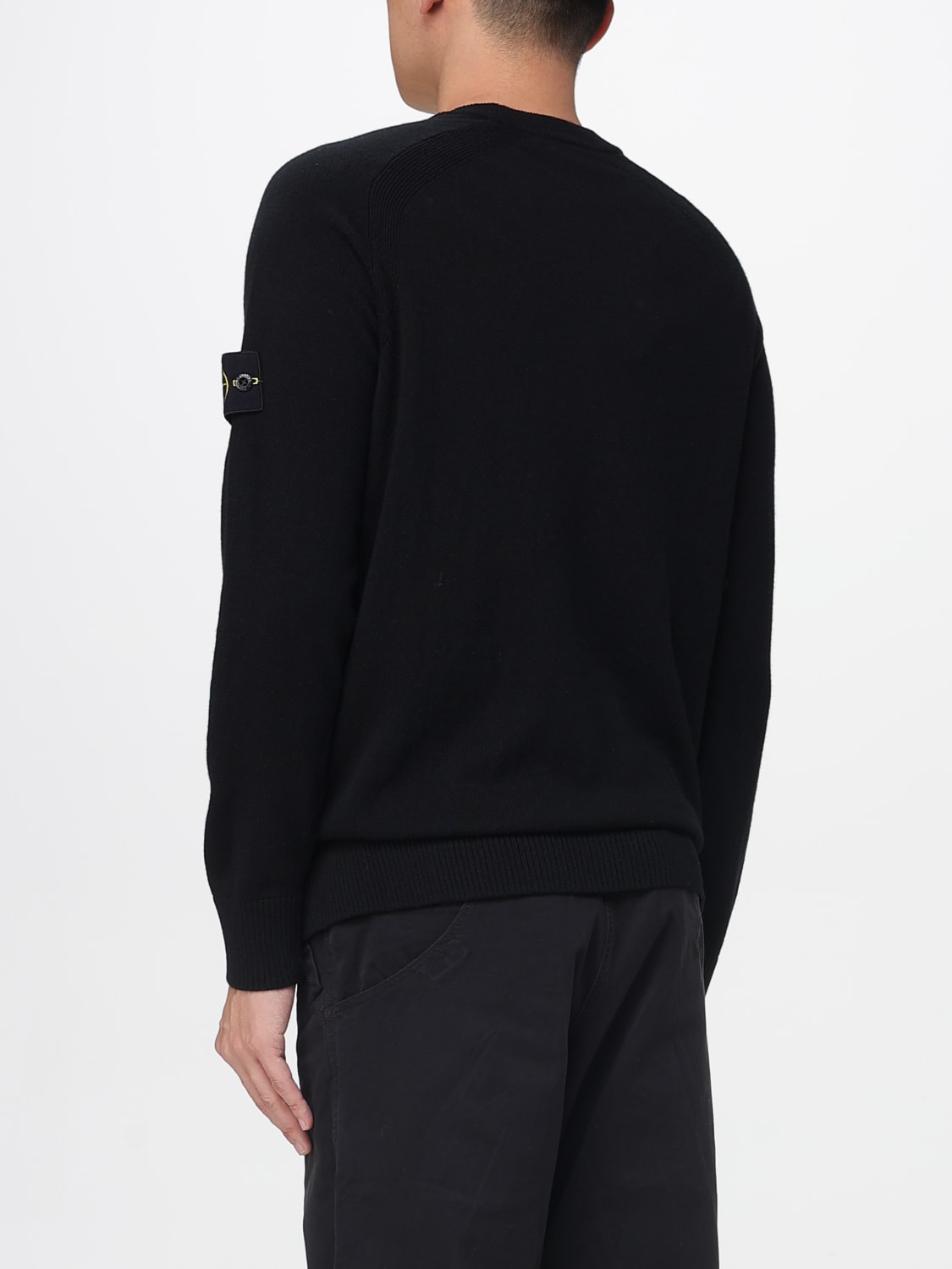 STONE ISLAND PULLOVER: Pullover herren Stone Island, Schwarz - Img 3