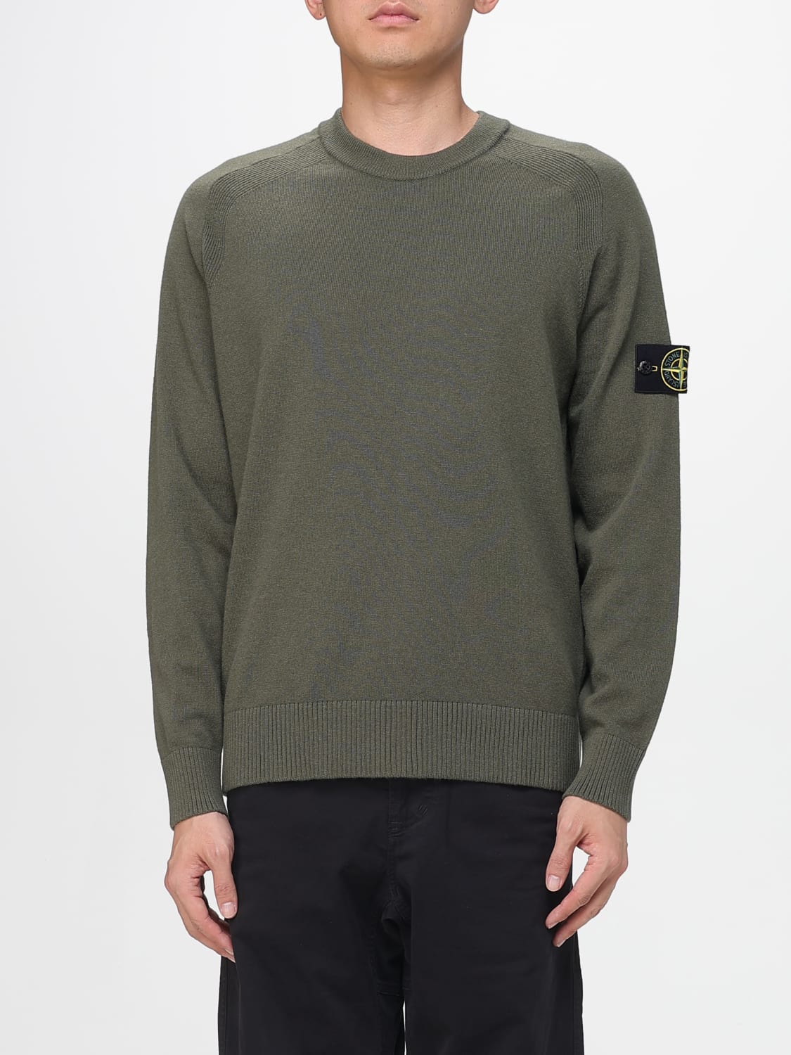STONE ISLAND PULLOVER: Pullover herren Stone Island, Grün - Img 1