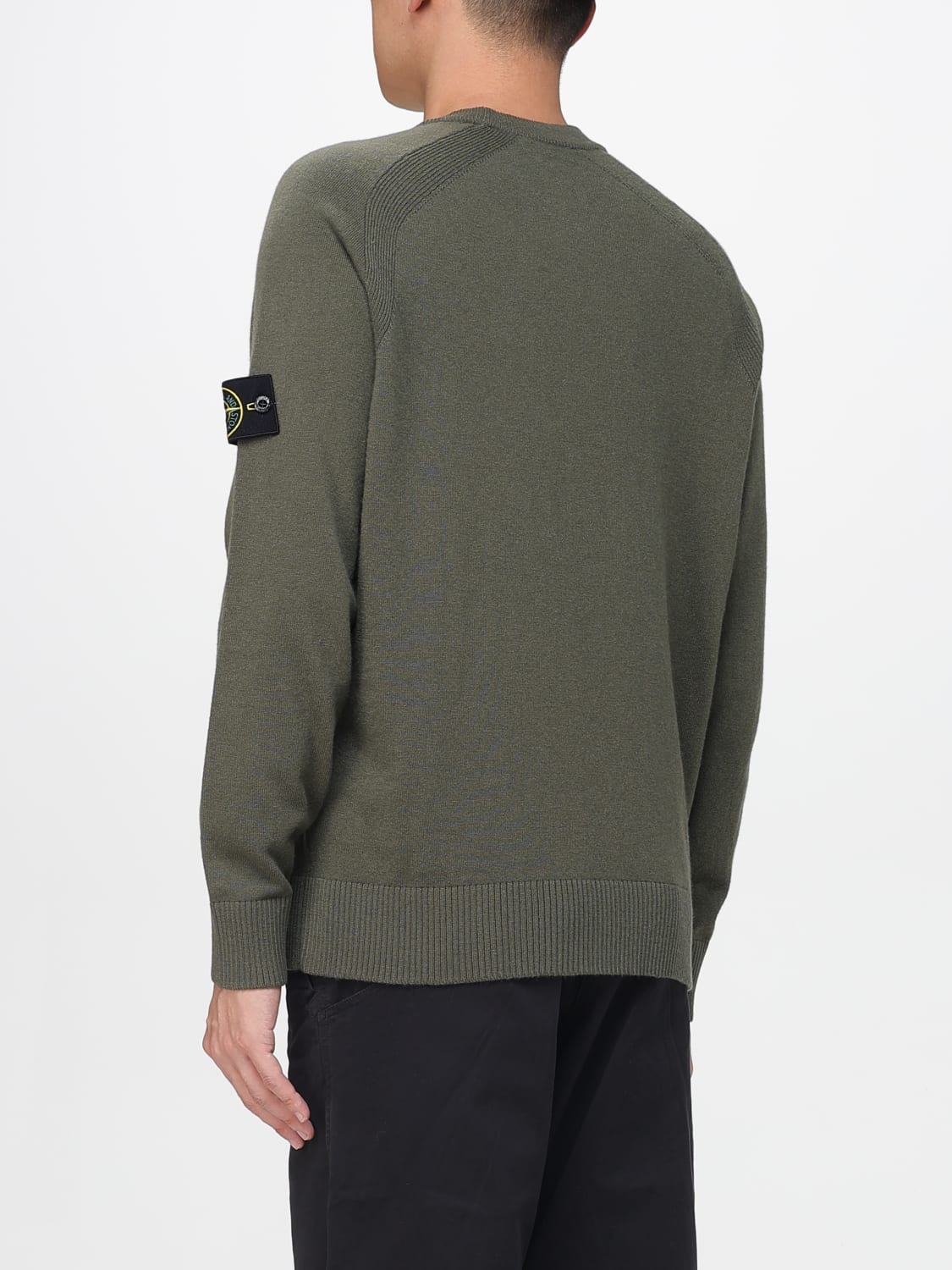 STONE ISLAND PULLOVER: Pullover herren Stone Island, Grün - Img 3