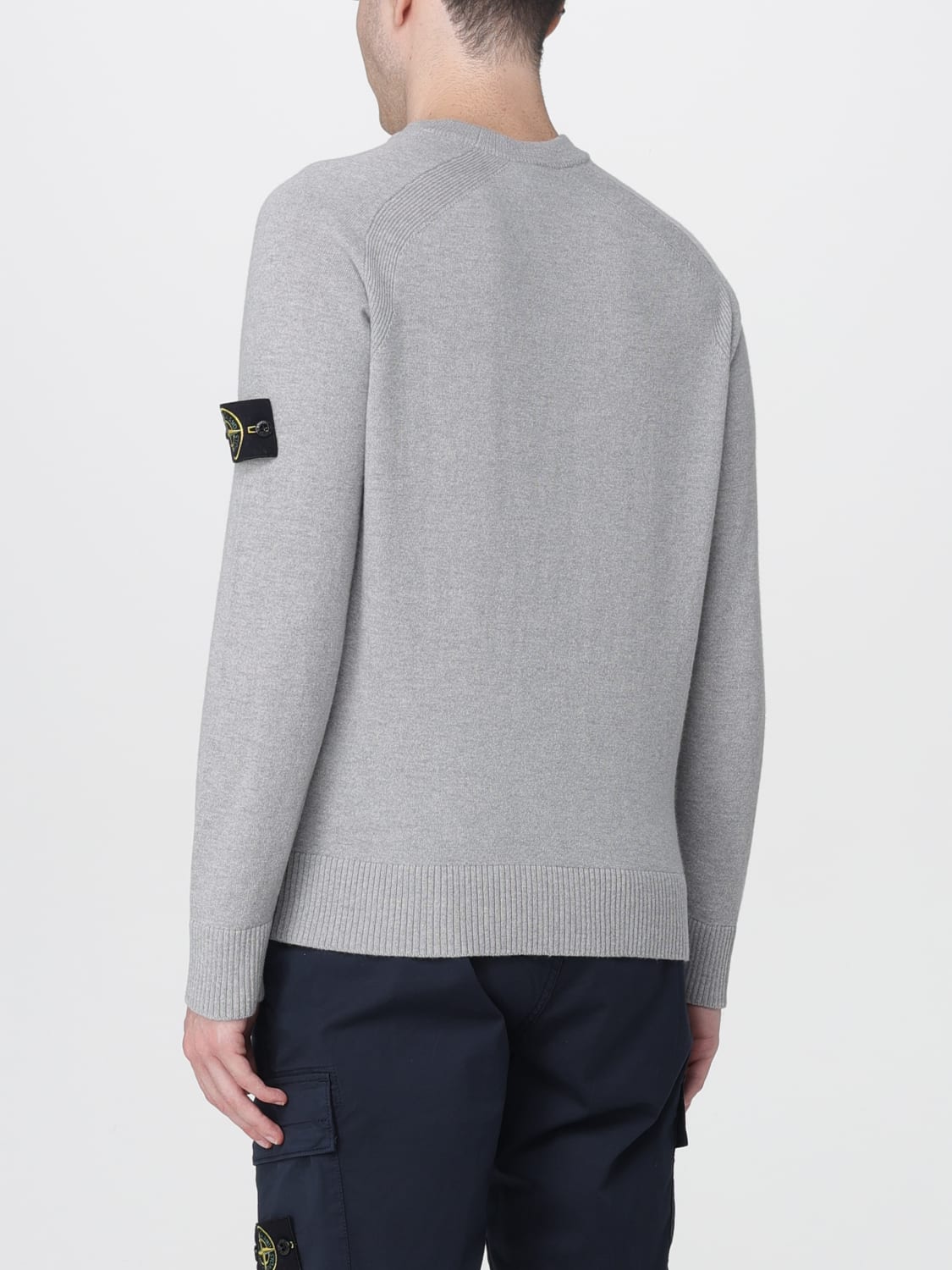 STONE ISLAND PULLOVER: Pullover herren Stone Island, Grau - Img 3