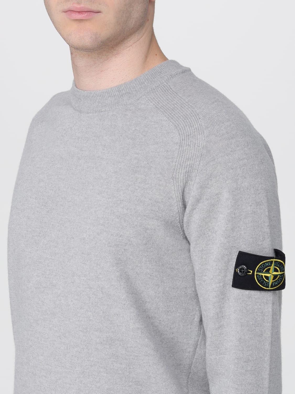 STONE ISLAND PULLOVER: Pullover herren Stone Island, Grau - Img 4