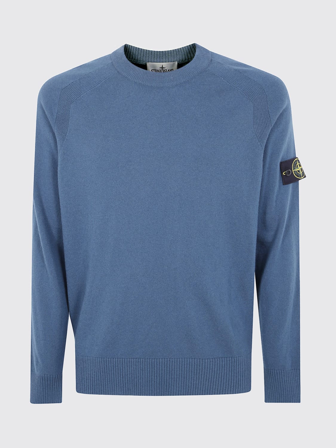 STONE ISLAND SWEATER: Sweater men Stone Island, Petroleum Blue - Img 1