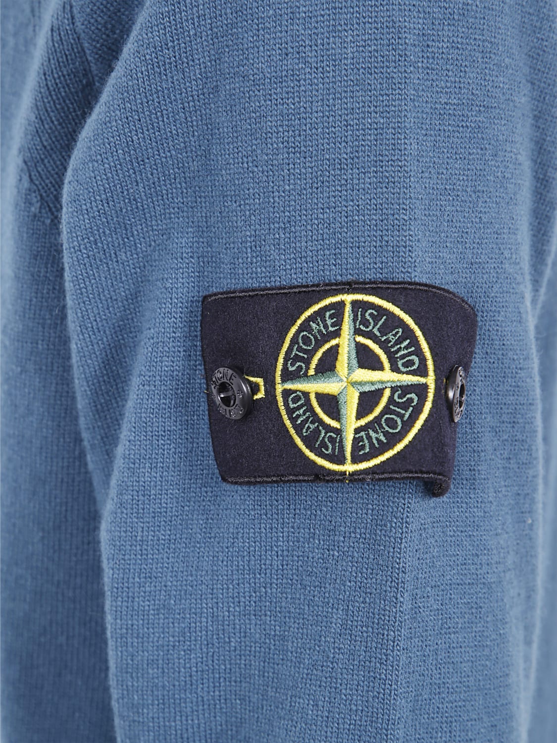STONE ISLAND SWEATER: Sweater men Stone Island, Petroleum Blue - Img 3