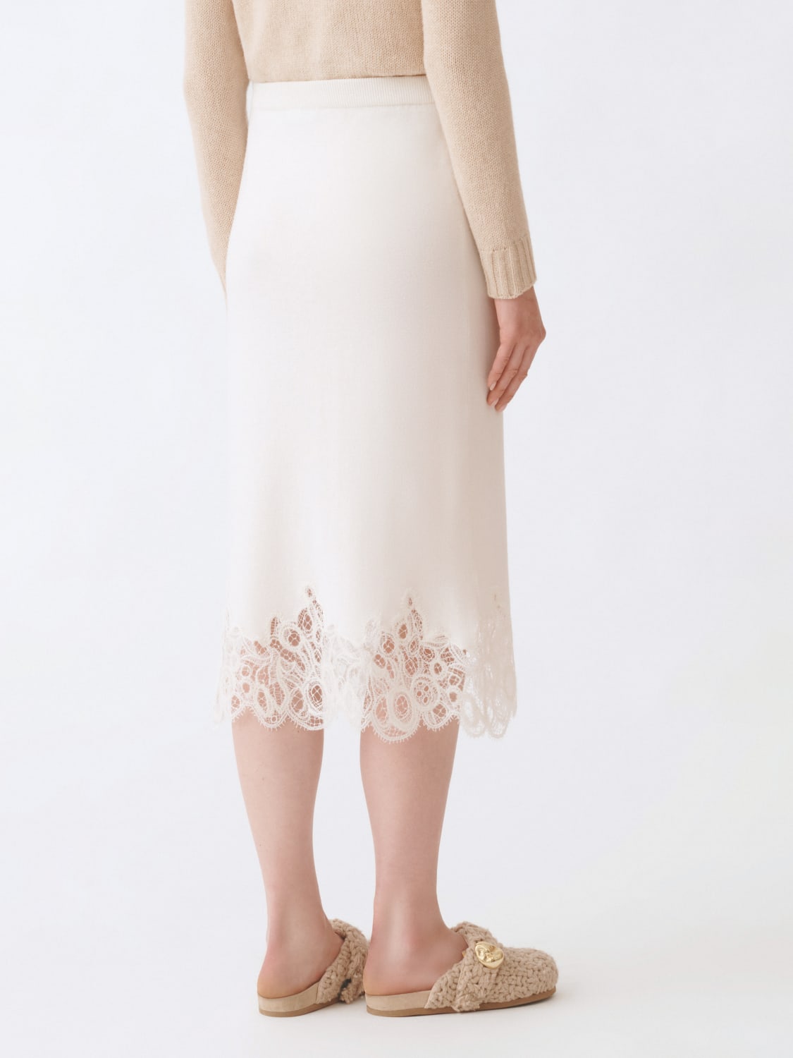 FABIANA FILIPPI SKIRT: Skirt woman Fabiana Filippi, Natural - Img 3