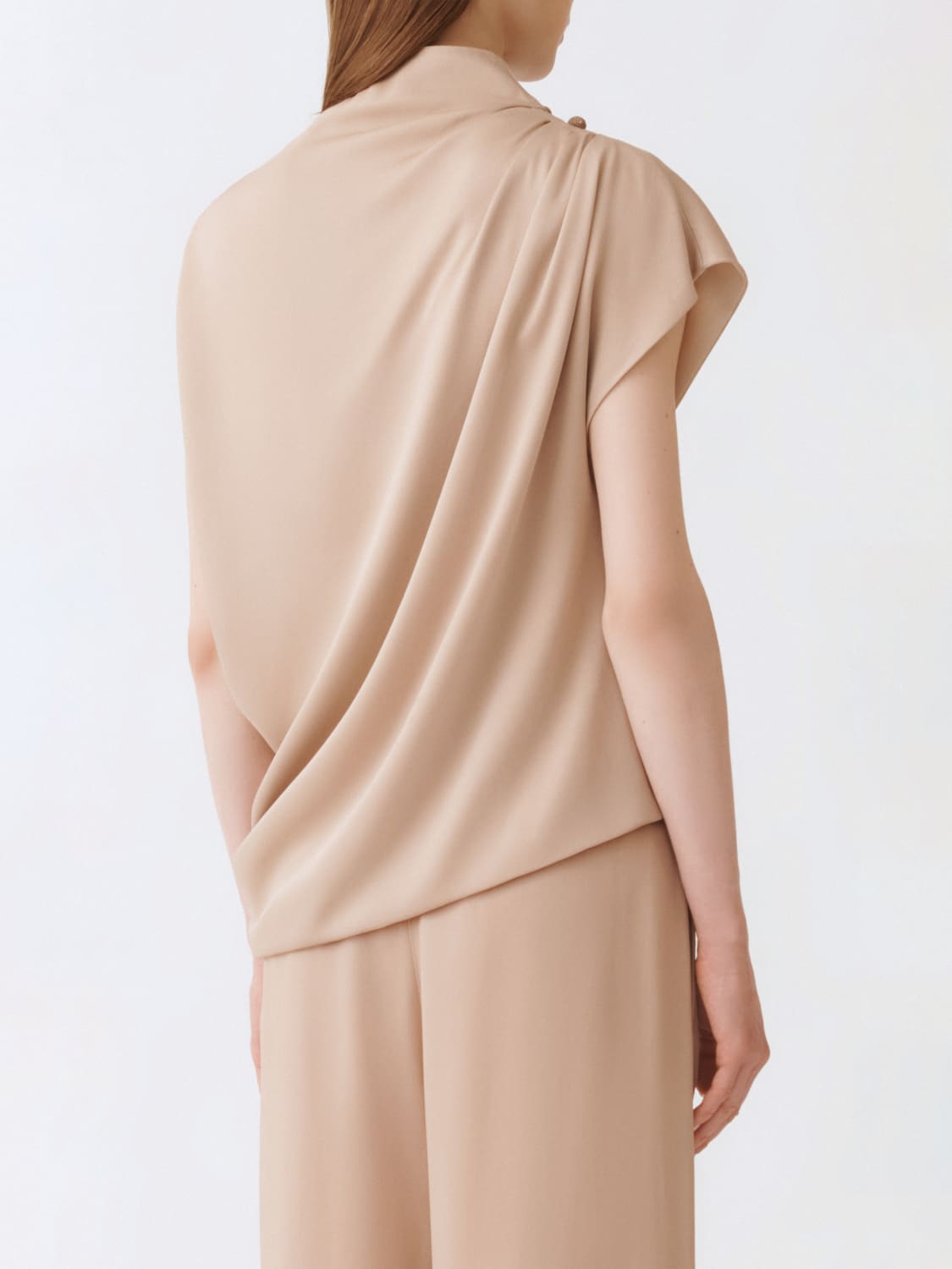 FABIANA FILIPPI TOP: Top femme Fabiana Filippi, Beige - Img 3