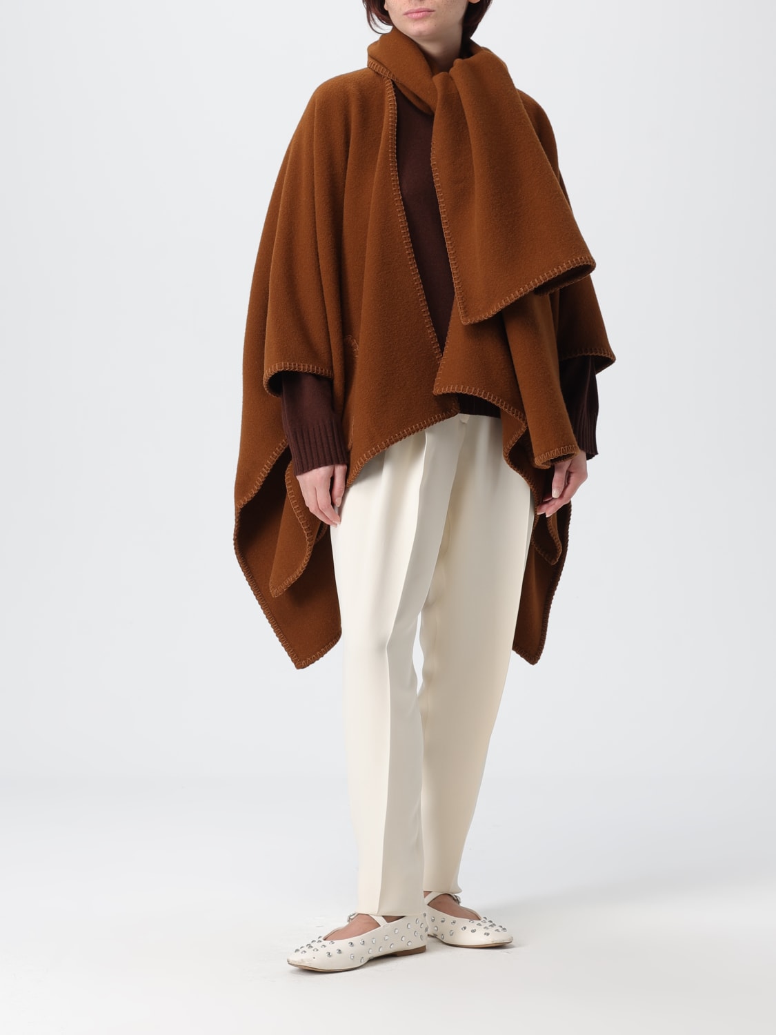 FABIANA FILIPPI JERSEY: Jersey mujer Fabiana Filippi, Marrón - Img 2