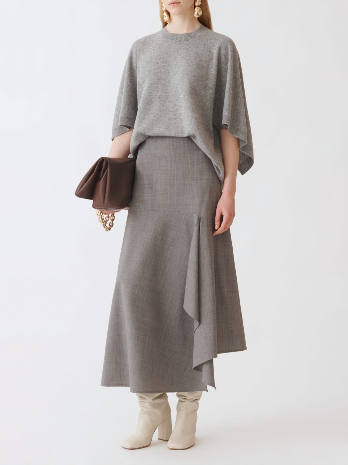 FABIANA FILIPPI PULLOVER: Pullover damen Fabiana Filippi, Grau - Img 2