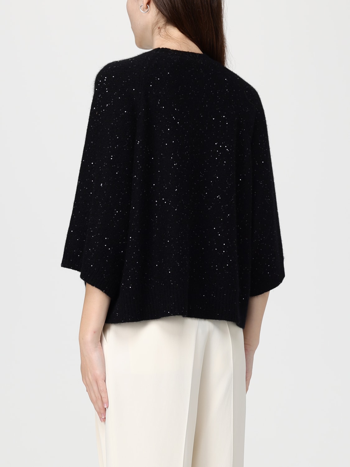 FABIANA FILIPPI SWEATER: Sweater woman Fabiana Filippi, Black - Img 2