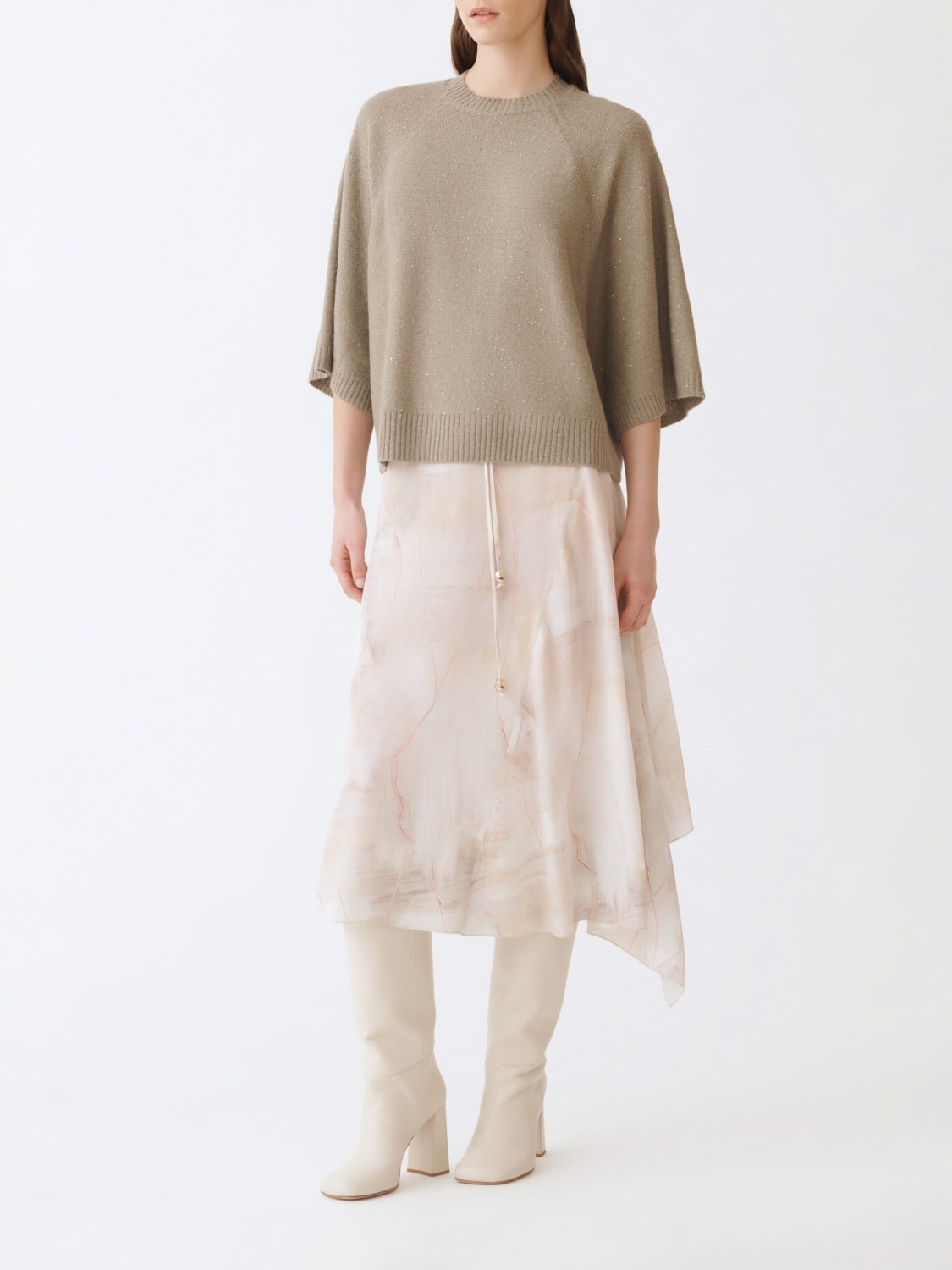 FABIANA FILIPPI PULLOVER: Pullover damen Fabiana Filippi, Olive - Img 2