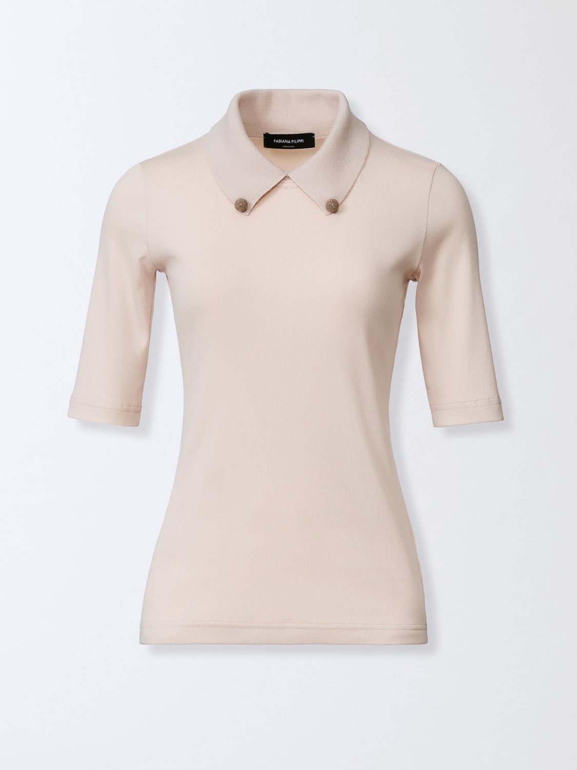 FABIANA FILIPPI POLO: Camiseta mujer Fabiana Filippi, Beige - Img 5