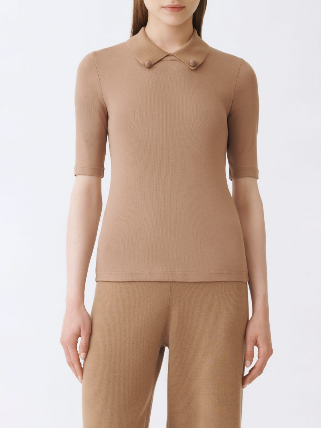 FABIANA FILIPPI POLO: Camiseta mujer Fabiana Filippi, Natural - Img 1