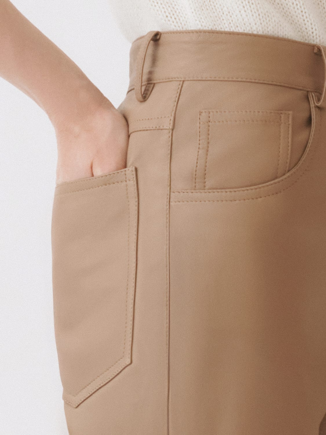 FABIANA FILIPPI PANTS: Pants woman Fabiana Filippi, Natural - Img 4