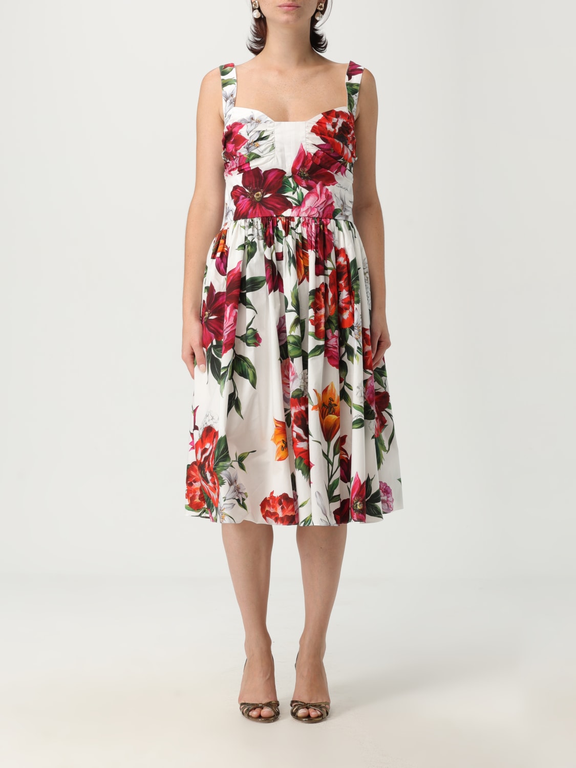 DOLCE & GABBANA ROBE: Robes femme Dolce & Gabbana, Blanc - Img 1