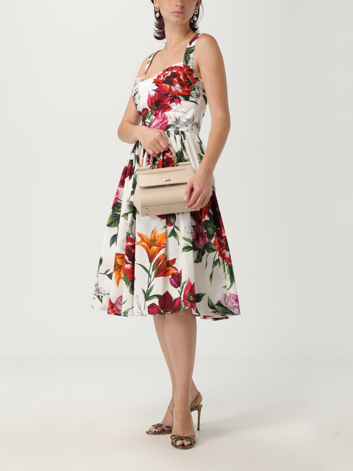 DOLCE & GABBANA ROBE: Robes femme Dolce & Gabbana, Blanc - Img 2