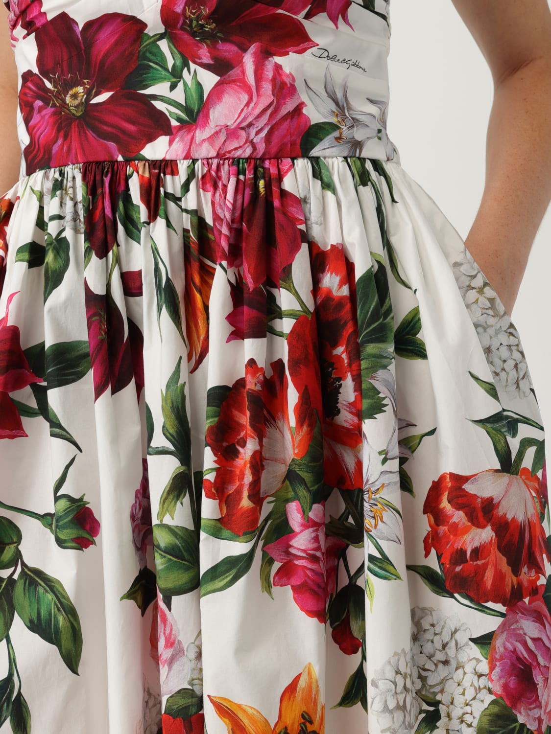 DOLCE & GABBANA ROBE: Robes femme Dolce & Gabbana, Blanc - Img 5