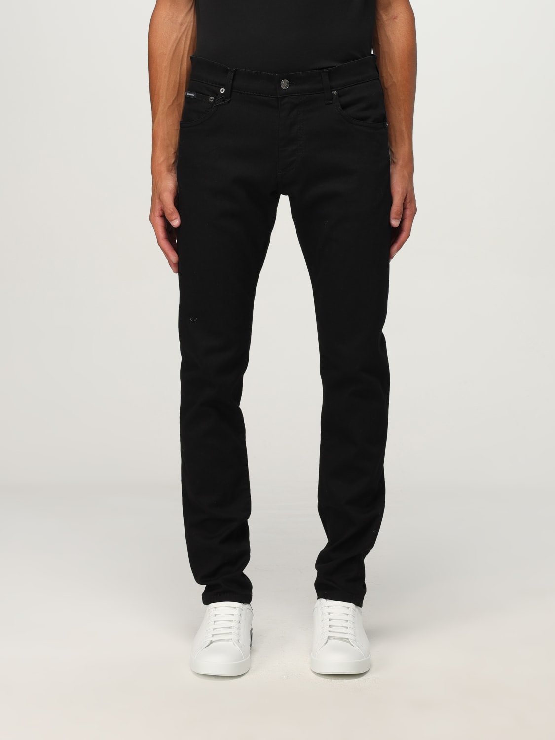 DOLCE & GABBANA JEANS: Jeans men Dolce & Gabbana, Black - Img 1