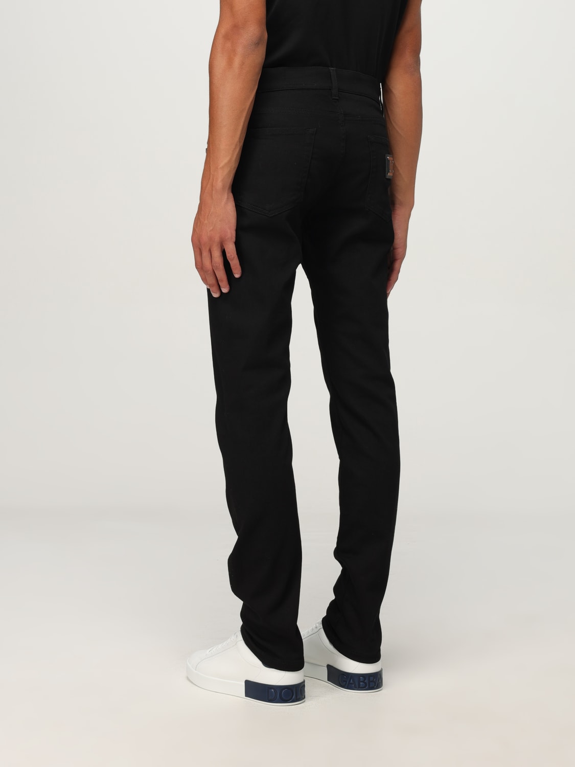 DOLCE & GABBANA JEANS: Jeans men Dolce & Gabbana, Black - Img 3