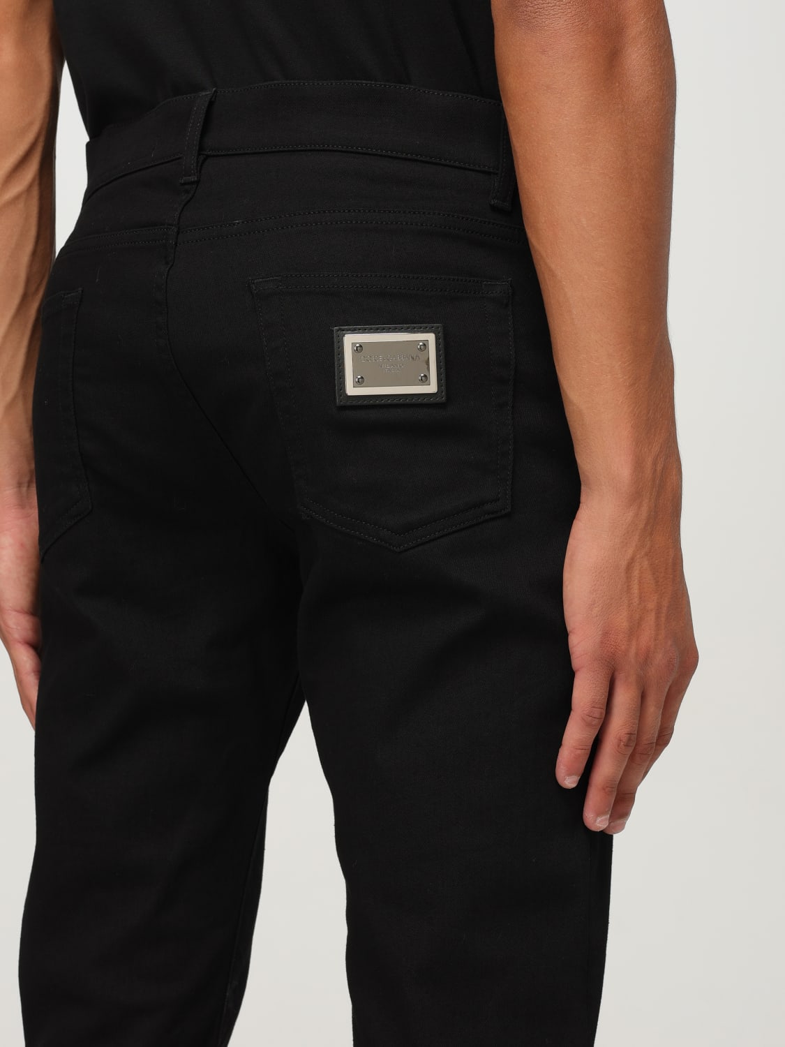 DOLCE & GABBANA JEANS: Jeans men Dolce & Gabbana, Black - Img 5