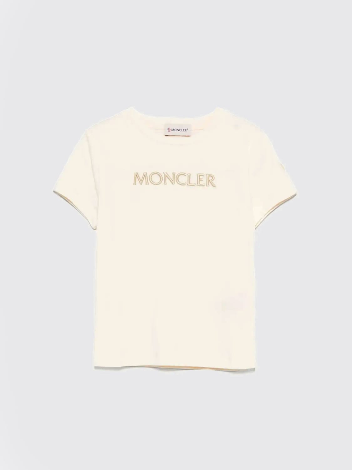 MONCLER CAMISETA: Camisetas niños Moncler, Blanco - Img 1