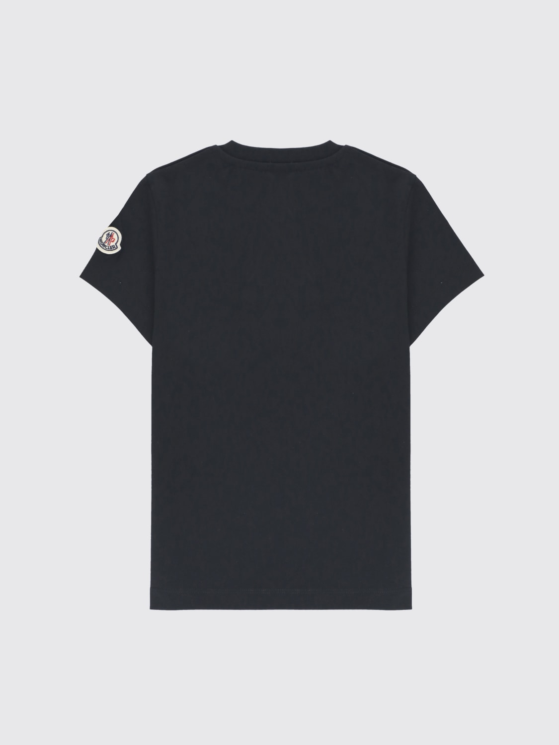 MONCLER T-SHIRT: T-shirt kinder Moncler, Schwarz - Img 2