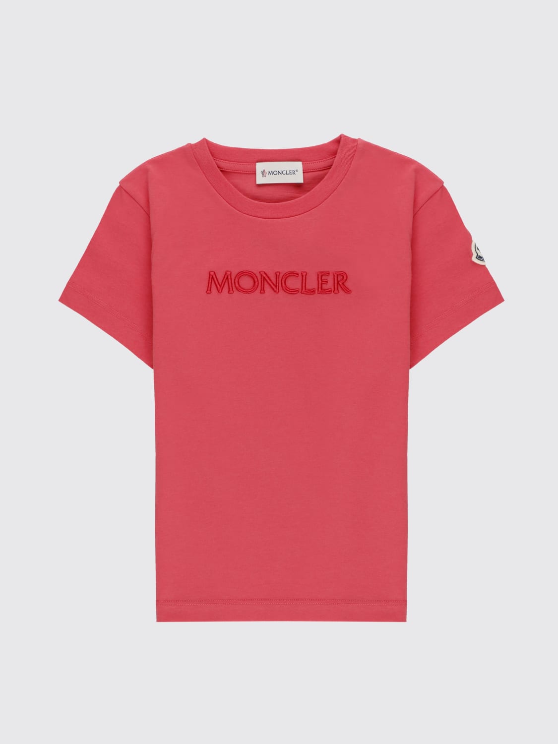 MONCLER CAMISETA: Camisetas niños Moncler, Fucsia - Img 1