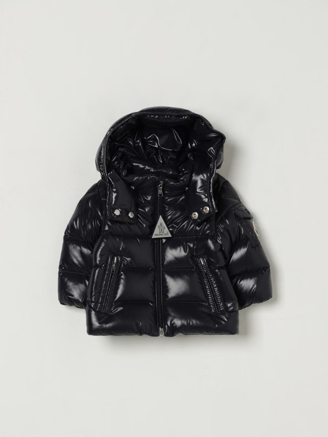 MONCLER VESTE: Veste enfant Moncler, Bleu - Img 1