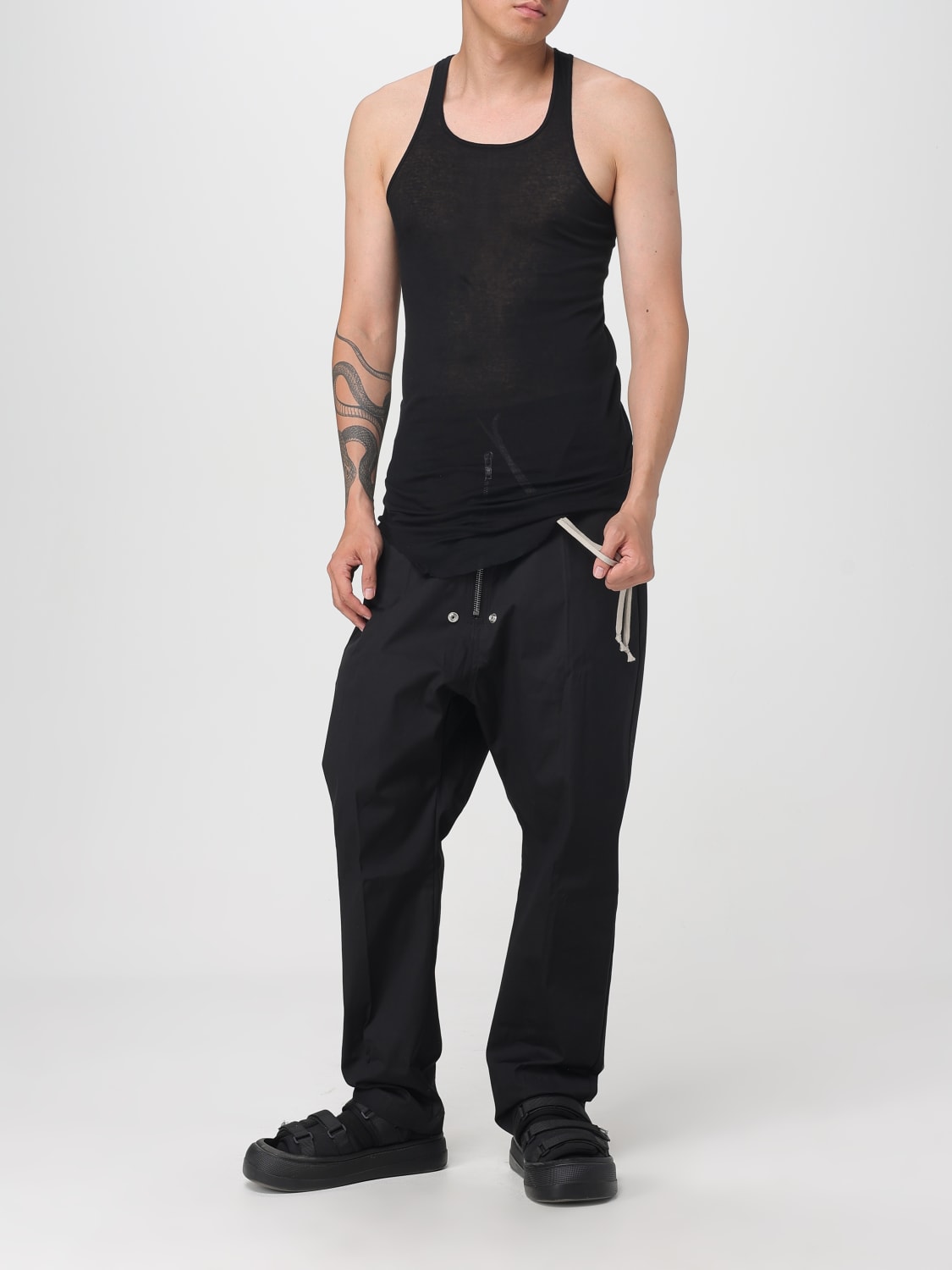 RICK OWENS PANTS: Pants men Rick Owens, Black - Img 2