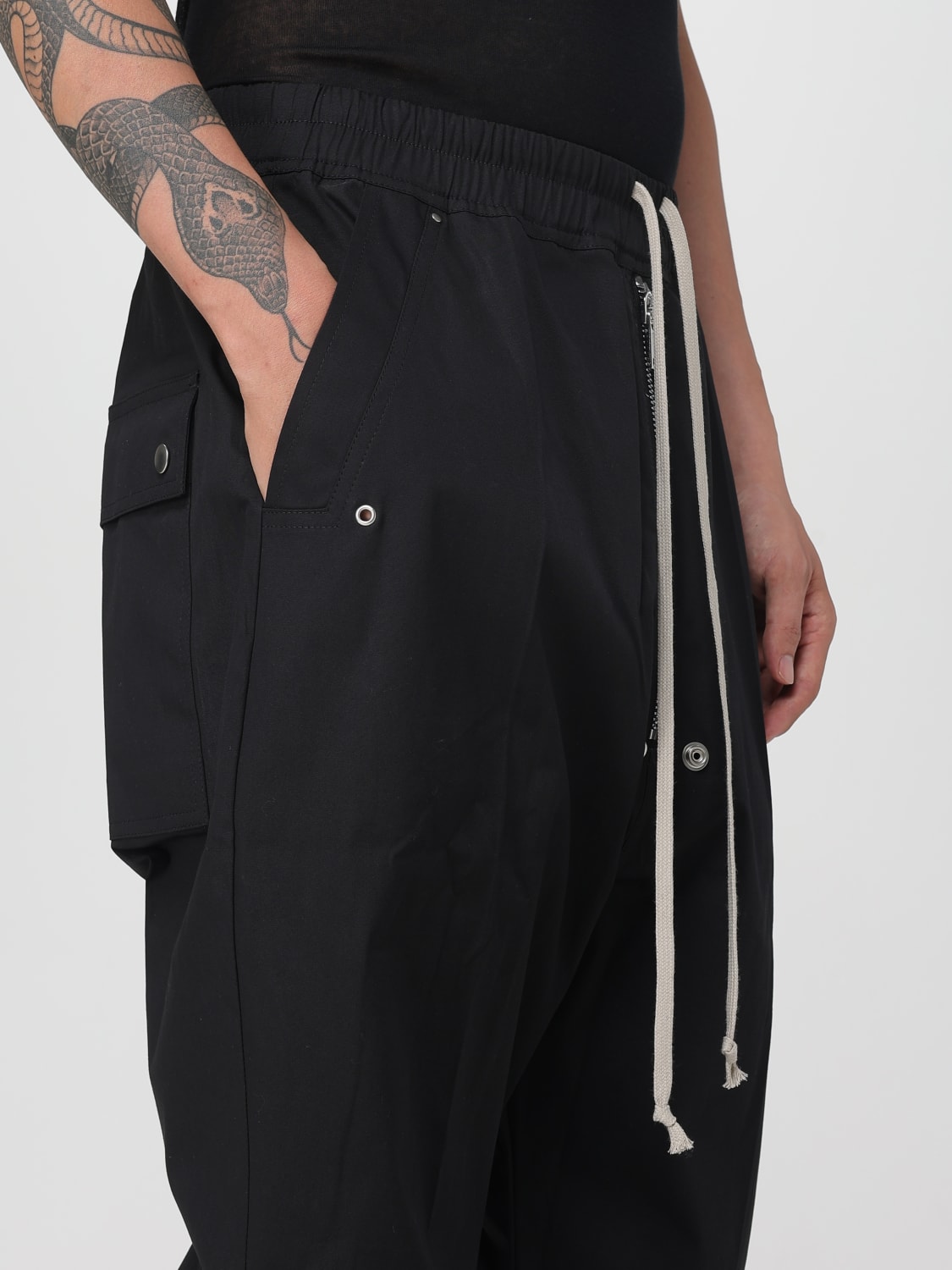 RICK OWENS PANTS: Pants men Rick Owens, Black - Img 5