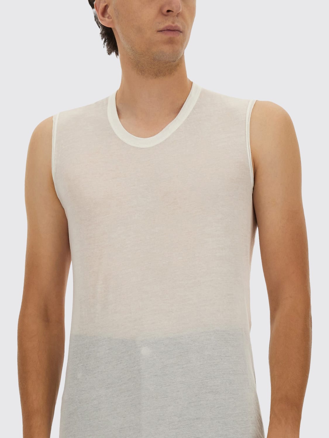 RICK OWENS T-SHIRT: T-shirt men Rick Owens, White - Img 4