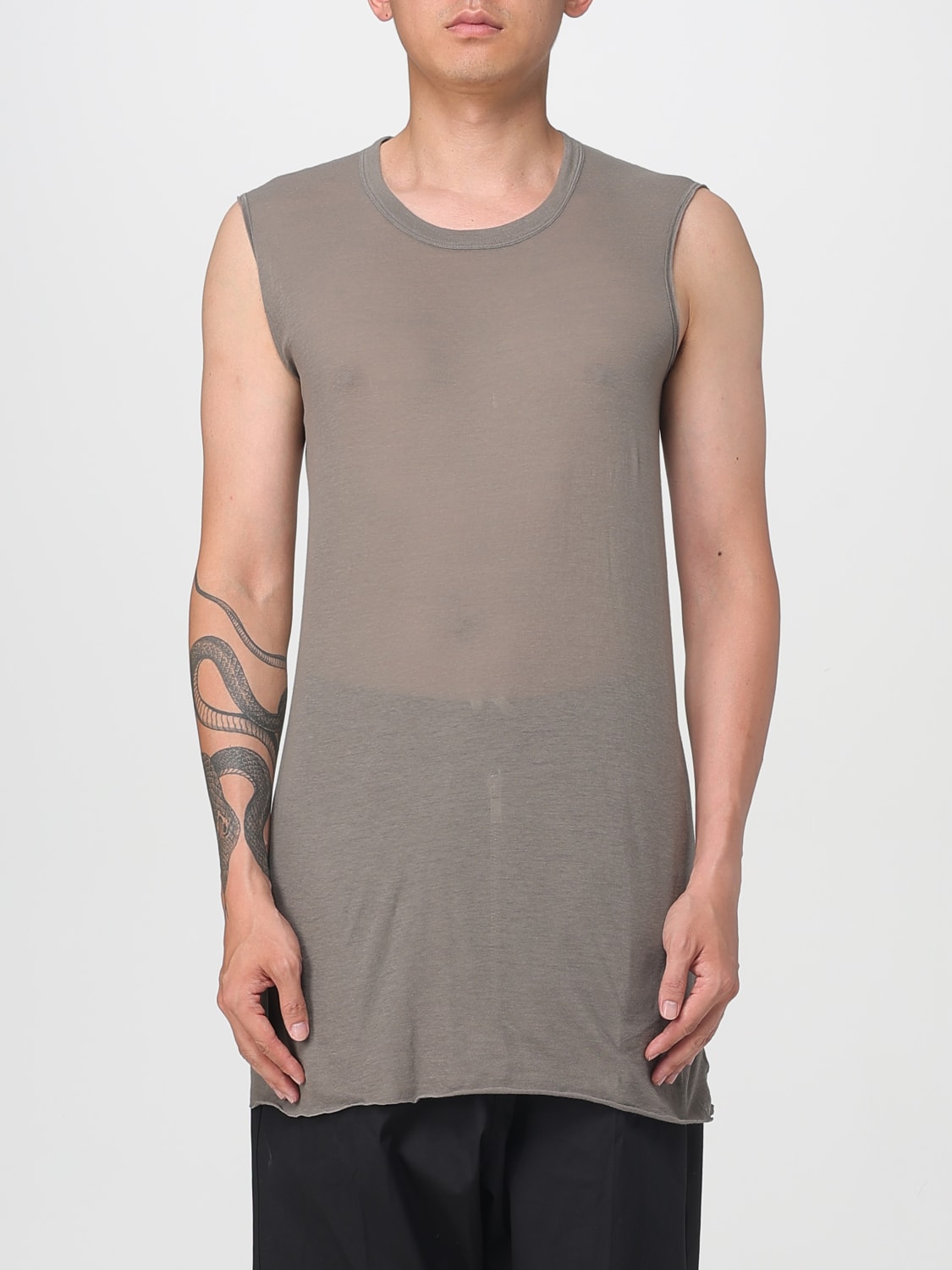 RICK OWENS T-SHIRT: T-shirt men Rick Owens, Rust - Img 1