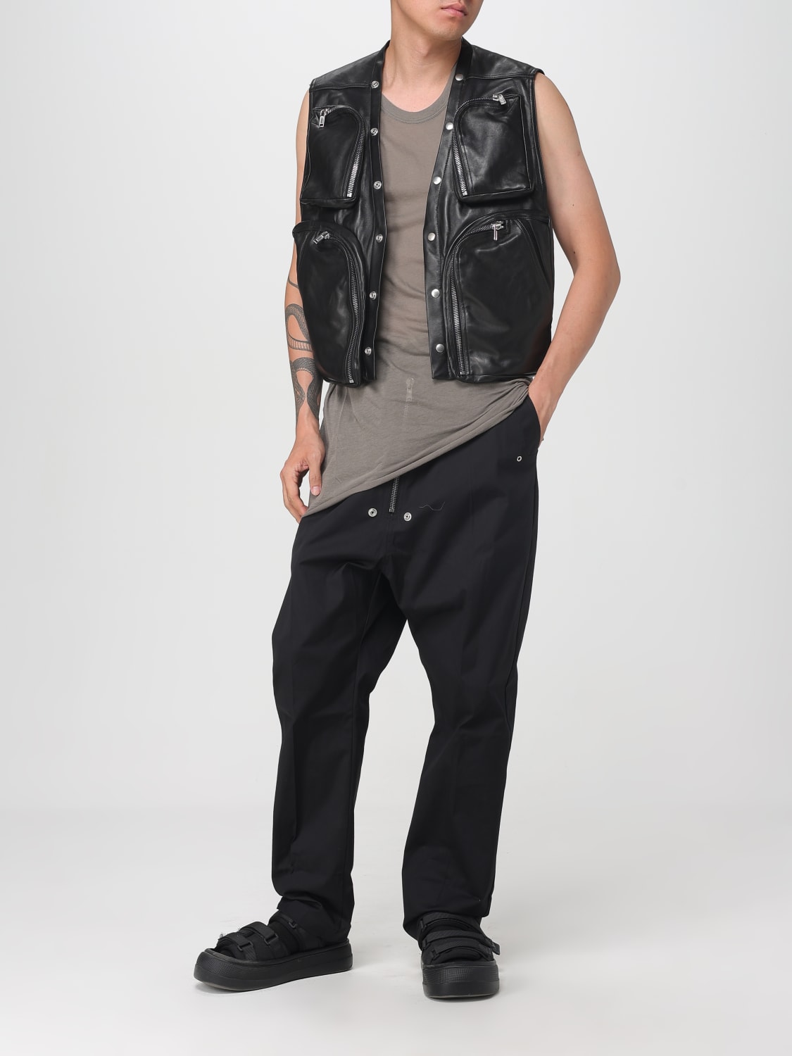 RICK OWENS T-SHIRT: T-shirt men Rick Owens, Rust - Img 2