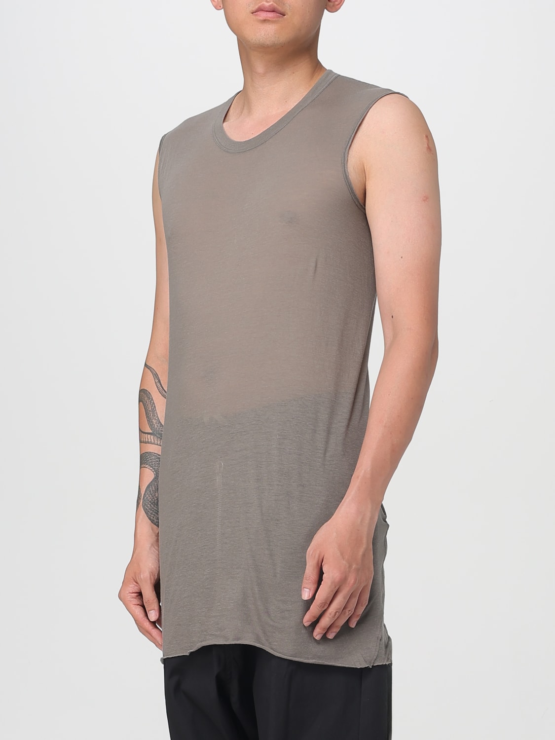 RICK OWENS T-SHIRT: T-shirt men Rick Owens, Rust - Img 4