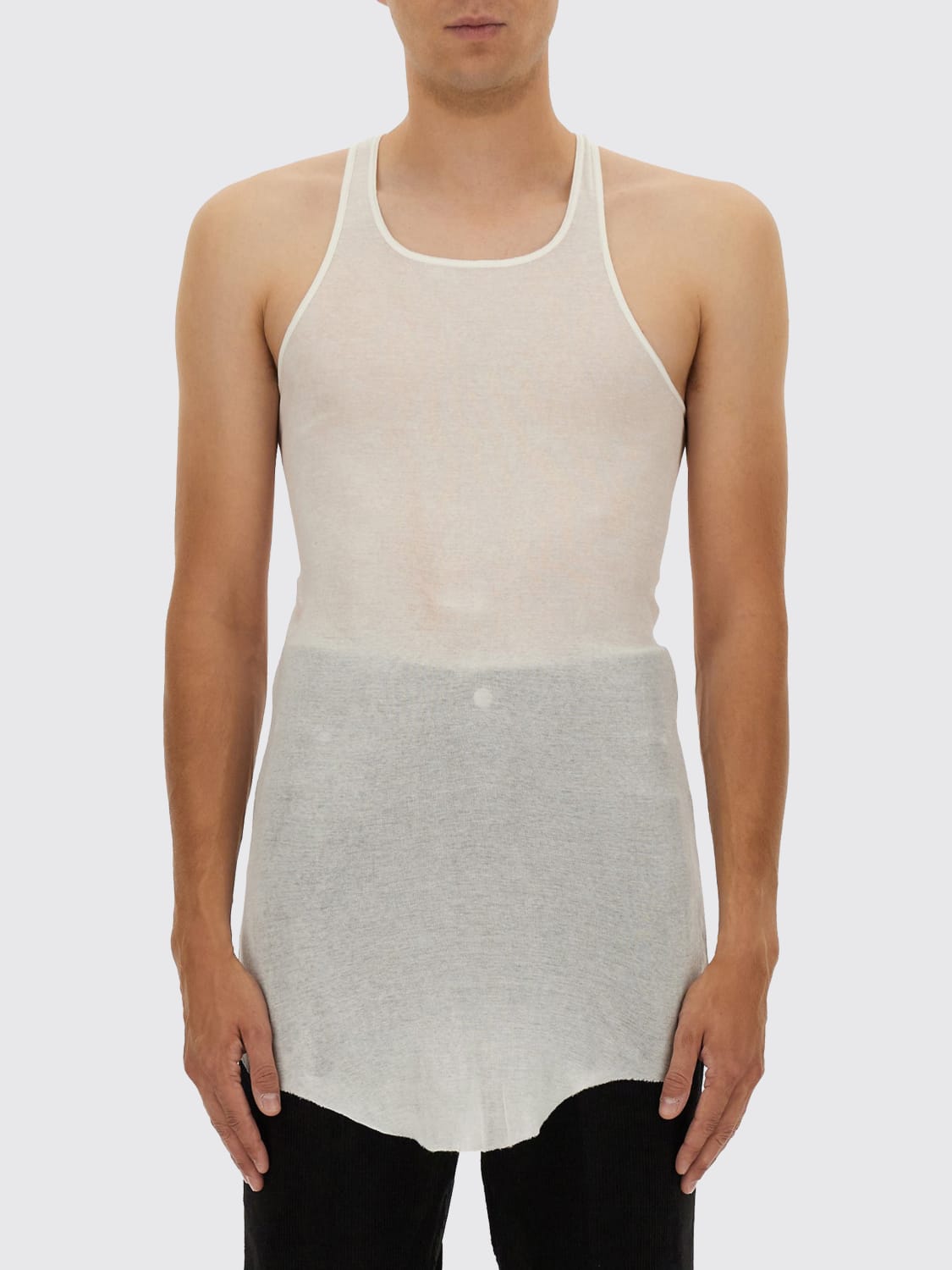 RICK OWENS T-SHIRT: Sweater men Rick Owens, White - Img 1