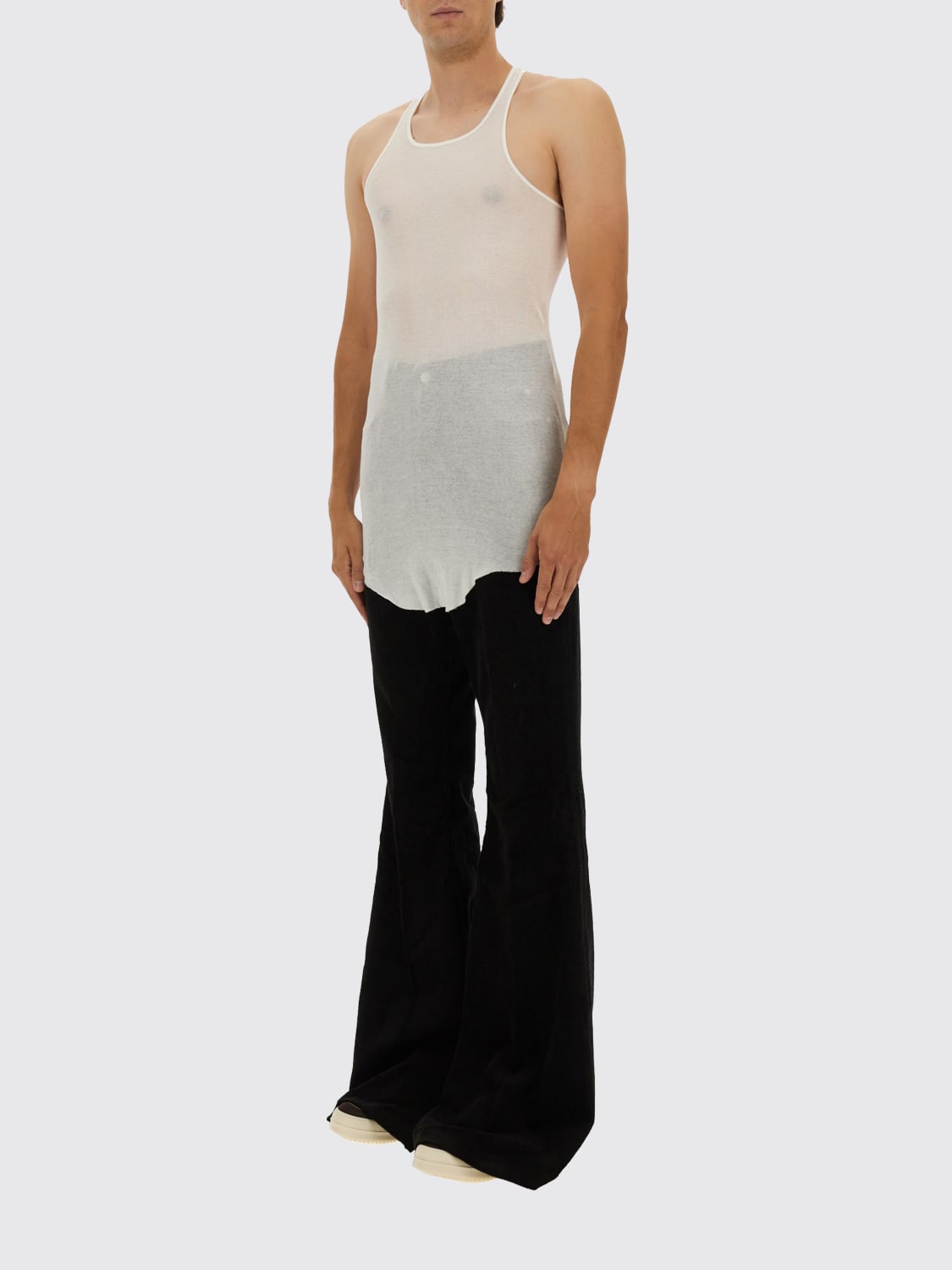 RICK OWENS T-SHIRT: Sweater men Rick Owens, White - Img 2