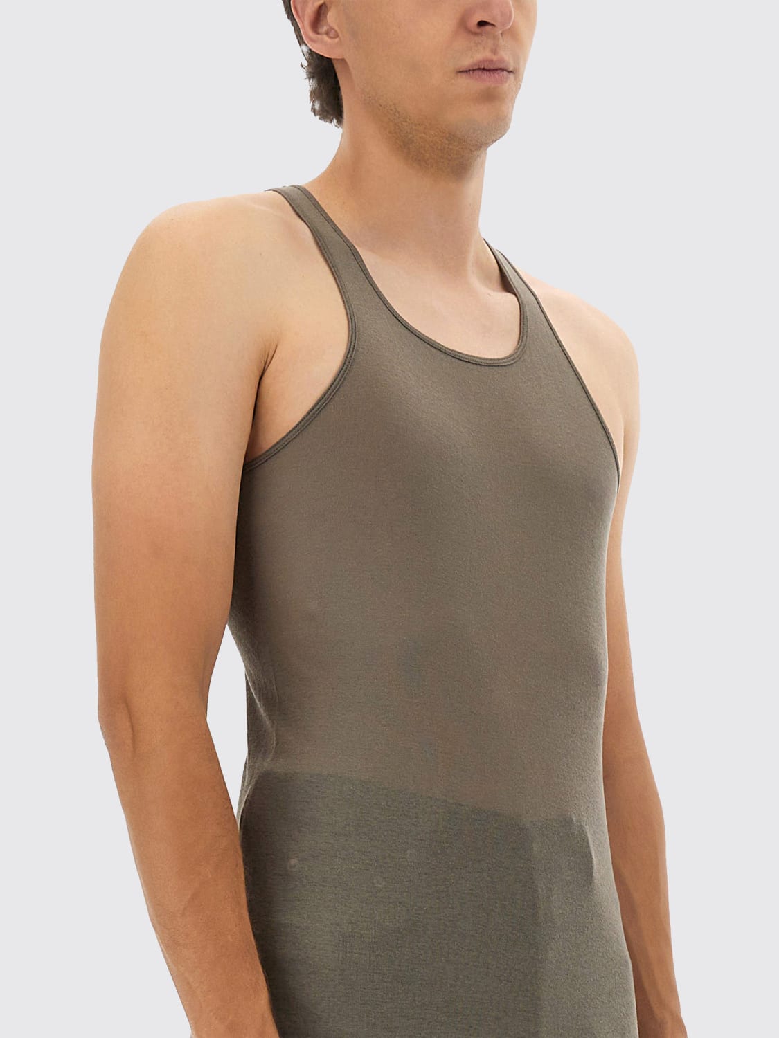 RICK OWENS T-SHIRT: Pullover herren Rick Owens, Grau - Img 4