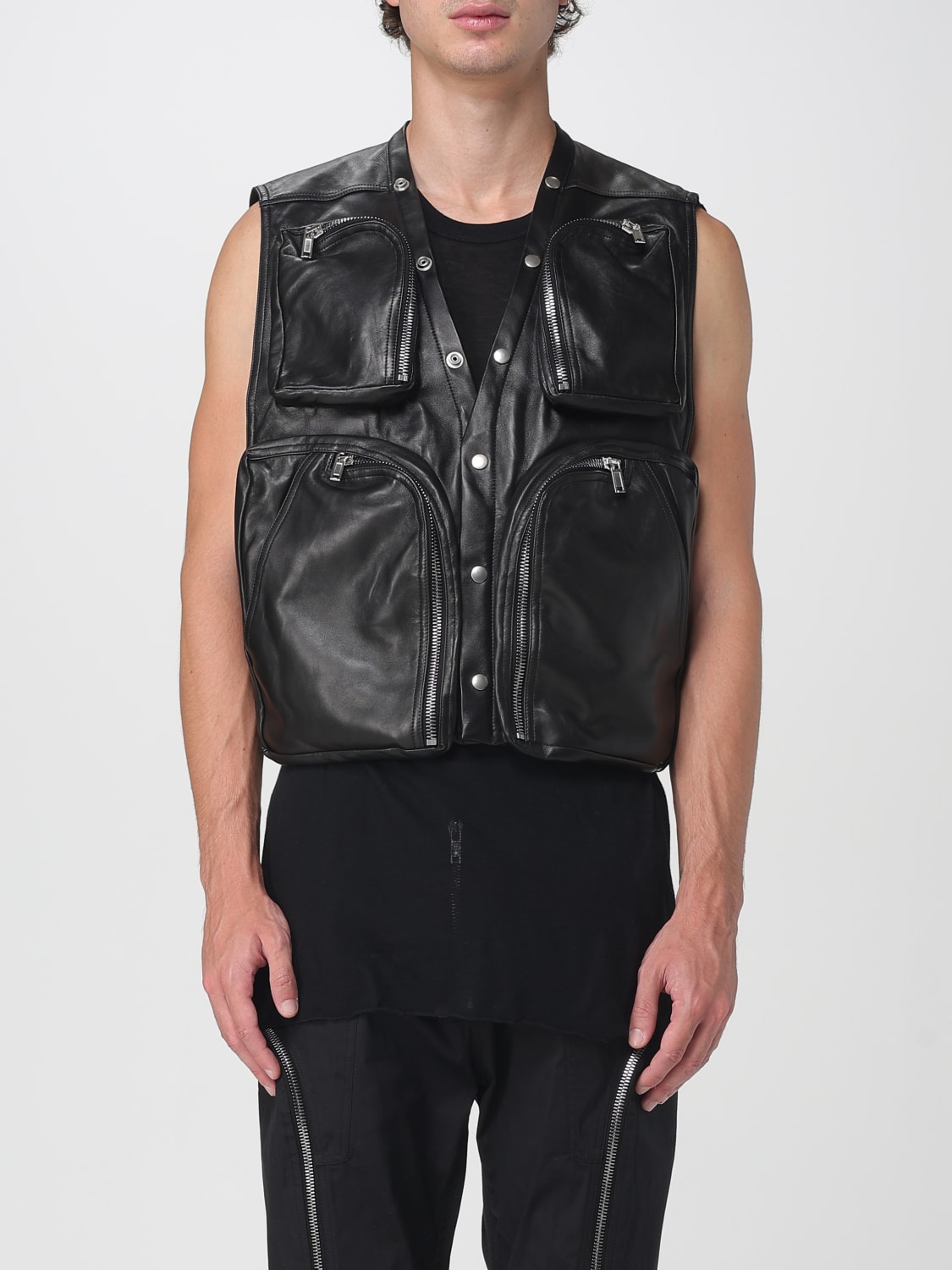 RICK OWENS JACKET: Jacket men Rick Owens, Black - Img 1
