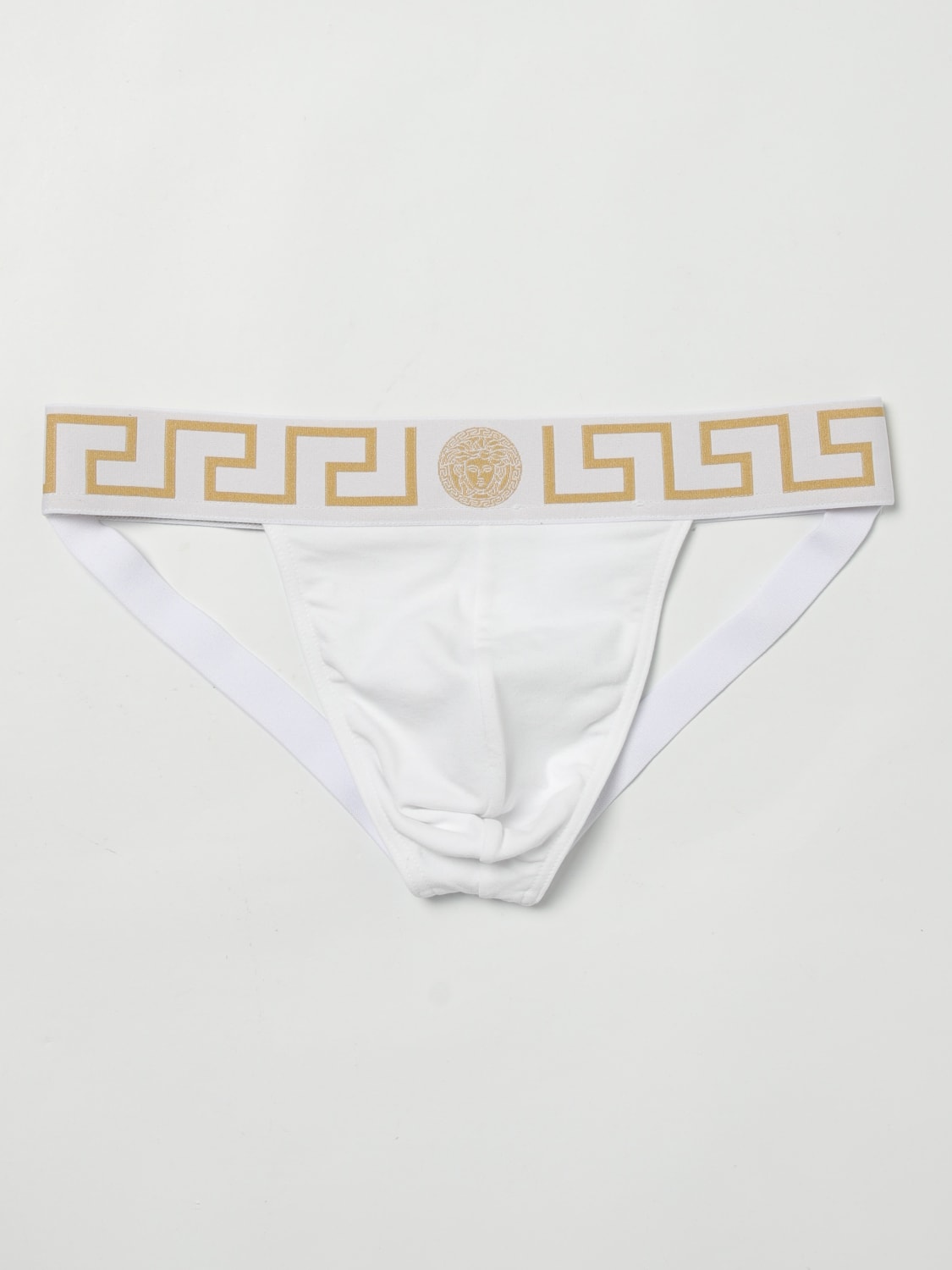 VERSACE UNTERWÄSCHE: Unterwäsche herren Versace, Weiß - Img 1