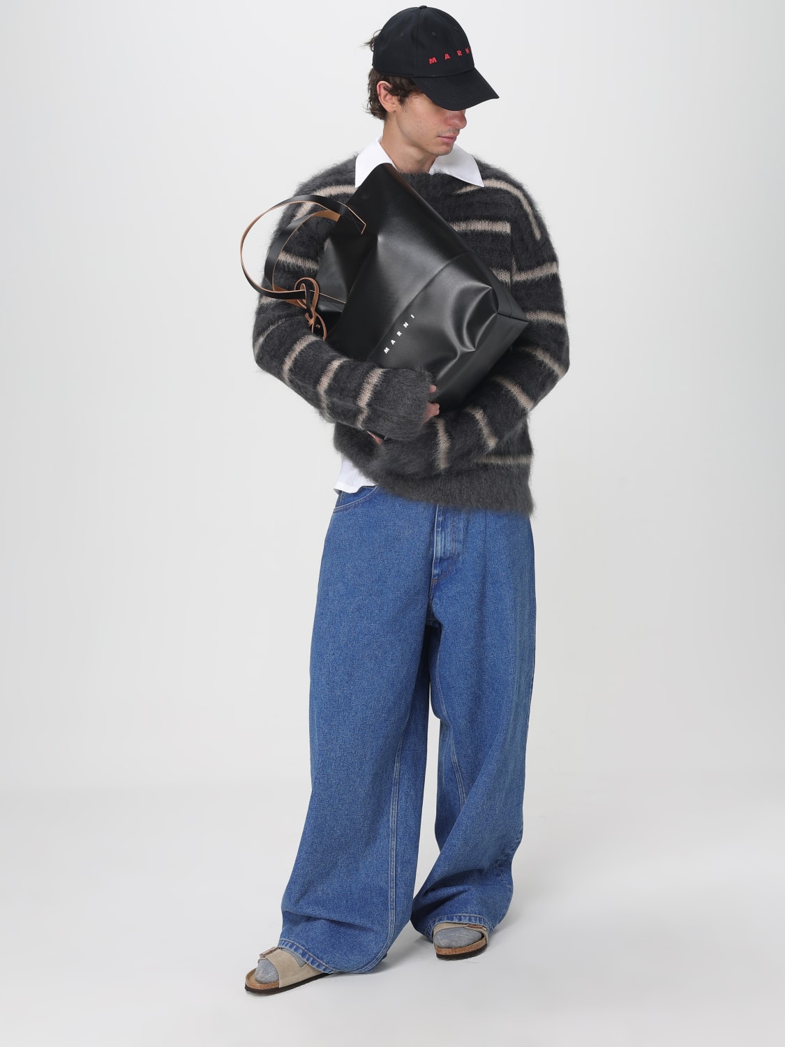 MARNI SWEATER: Sweater men Marni, Grey - Img 2