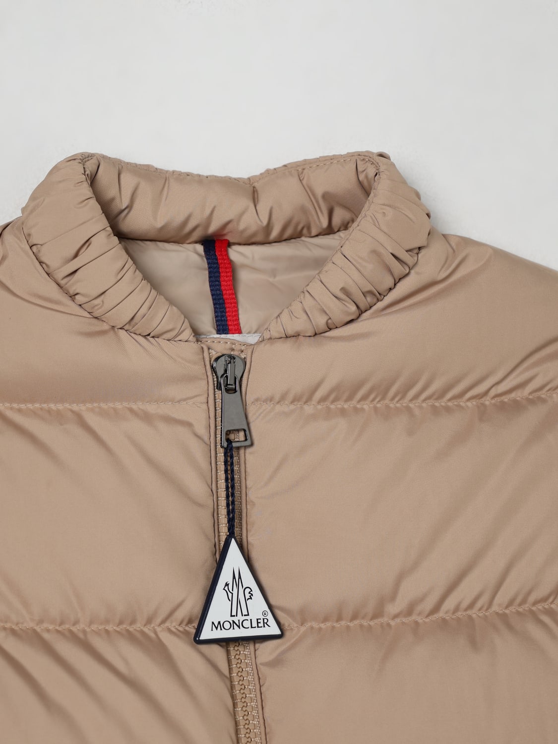 MONCLER JACKET: Jacket kids Moncler, Beige - Img 3