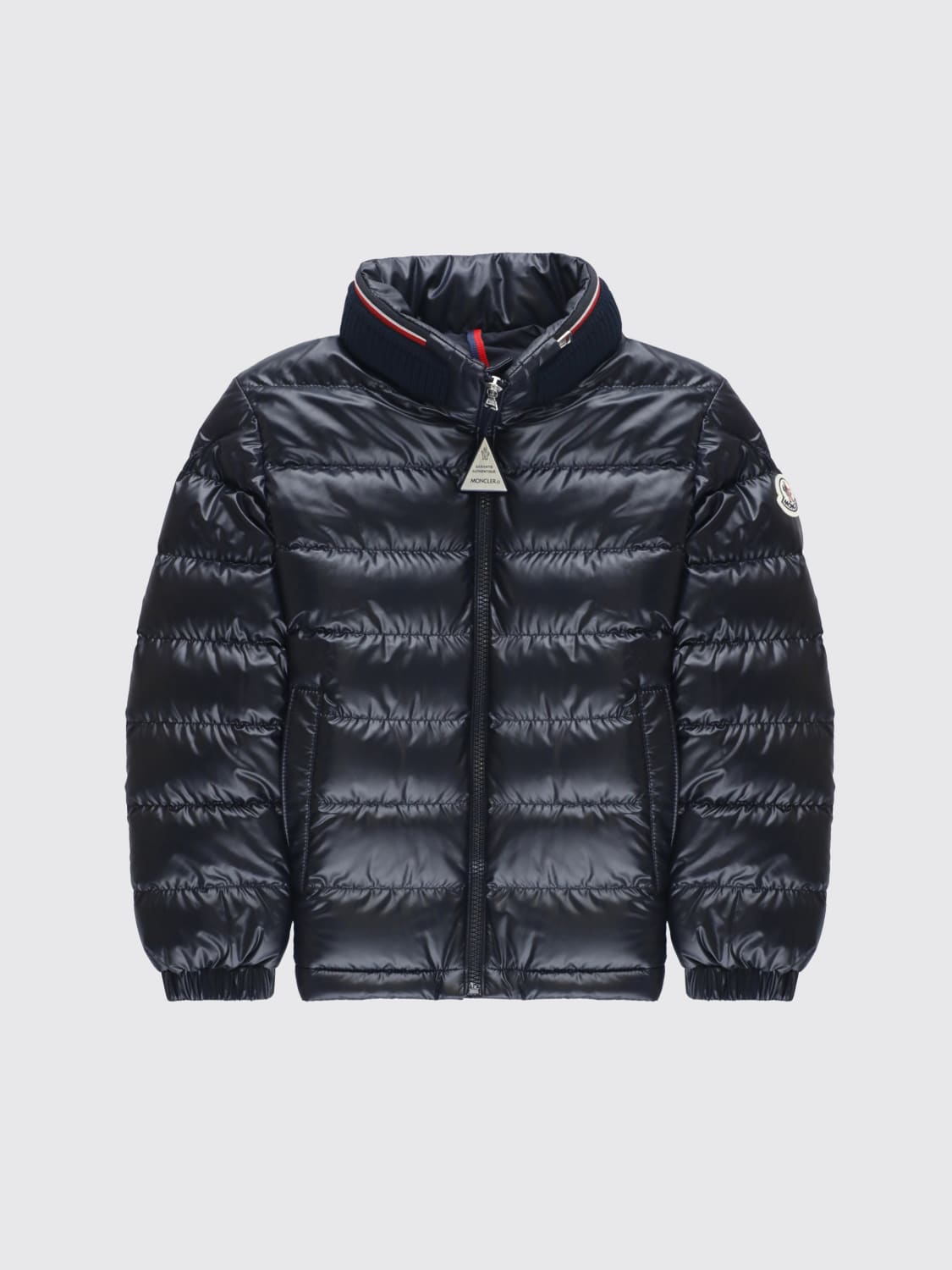 MONCLER JACKET: Jacket kids Moncler, Blue - Img 1