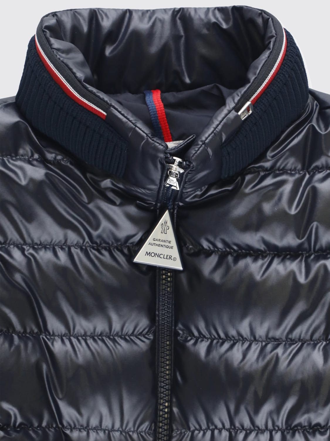 MONCLER JACKET: Jacket kids Moncler, Blue - Img 3