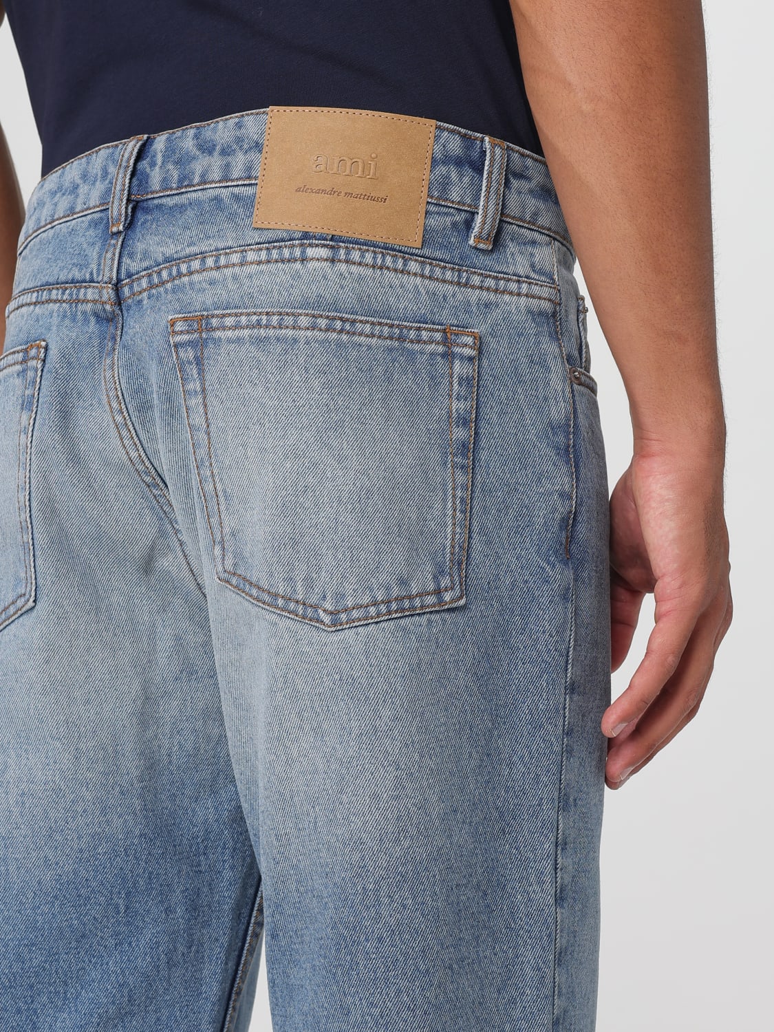 AMI PARIS JEANS: Jeans men Ami Paris, Blue - Img 3