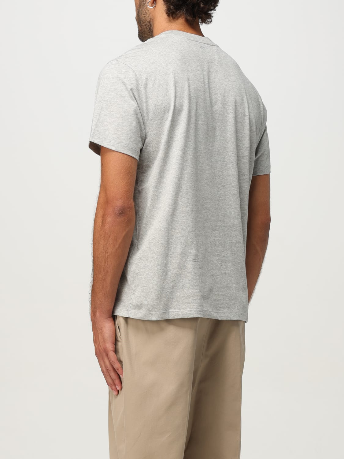 AMI PARIS T-SHIRT: Polo herren Ami Paris, Grau - Img 2