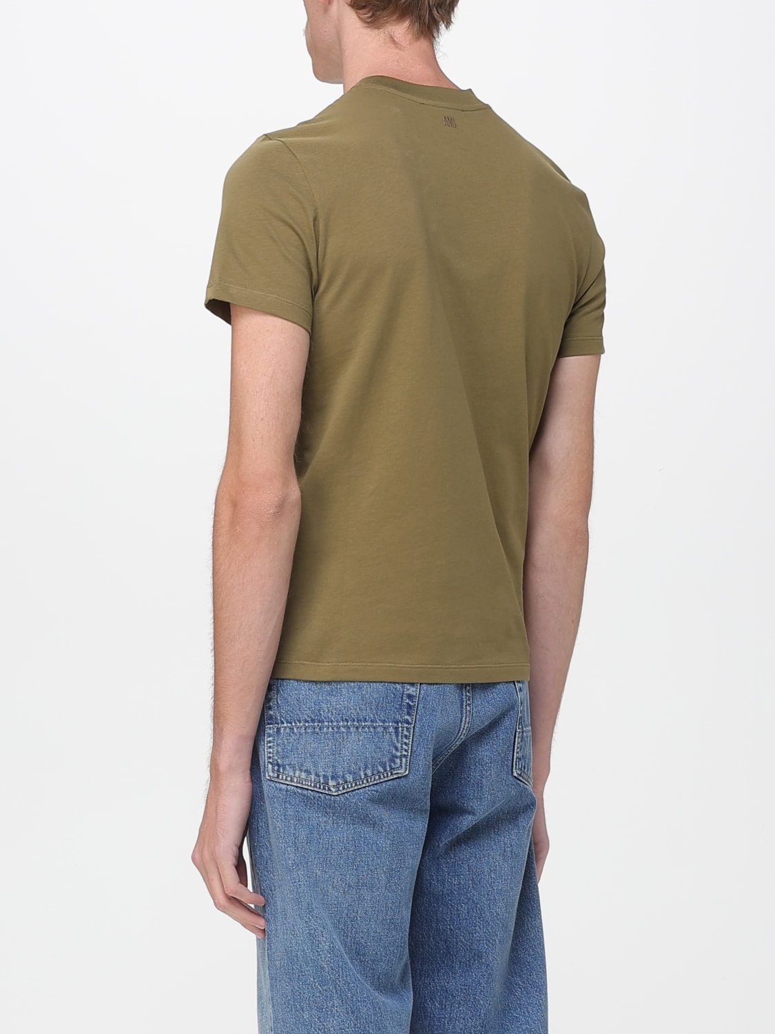 AMI PARIS T-SHIRT: Polo shirt men Ami Paris, Brown - Img 2