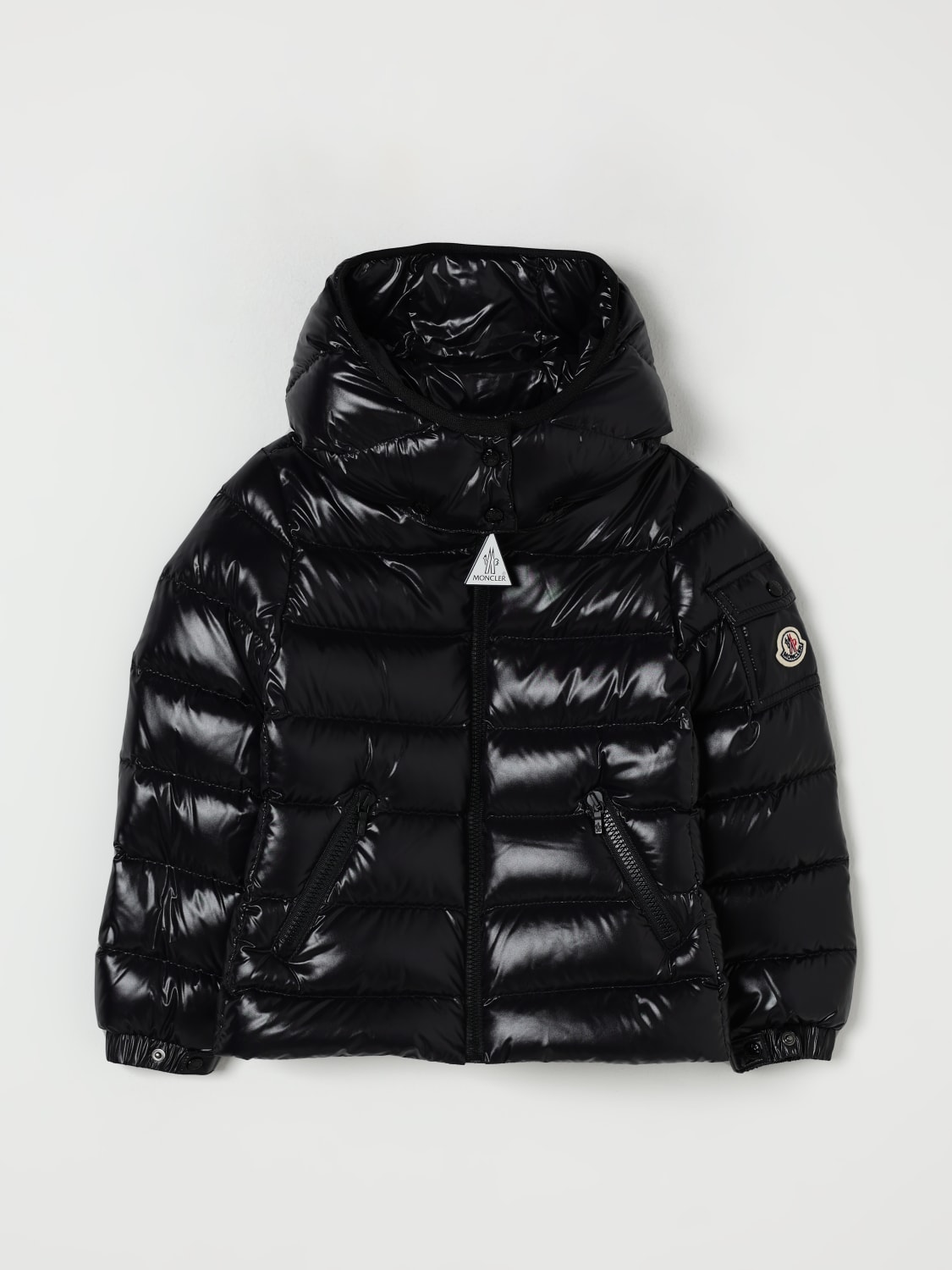 MONCLER JACKET: Jacket kids Moncler, Black - Img 1