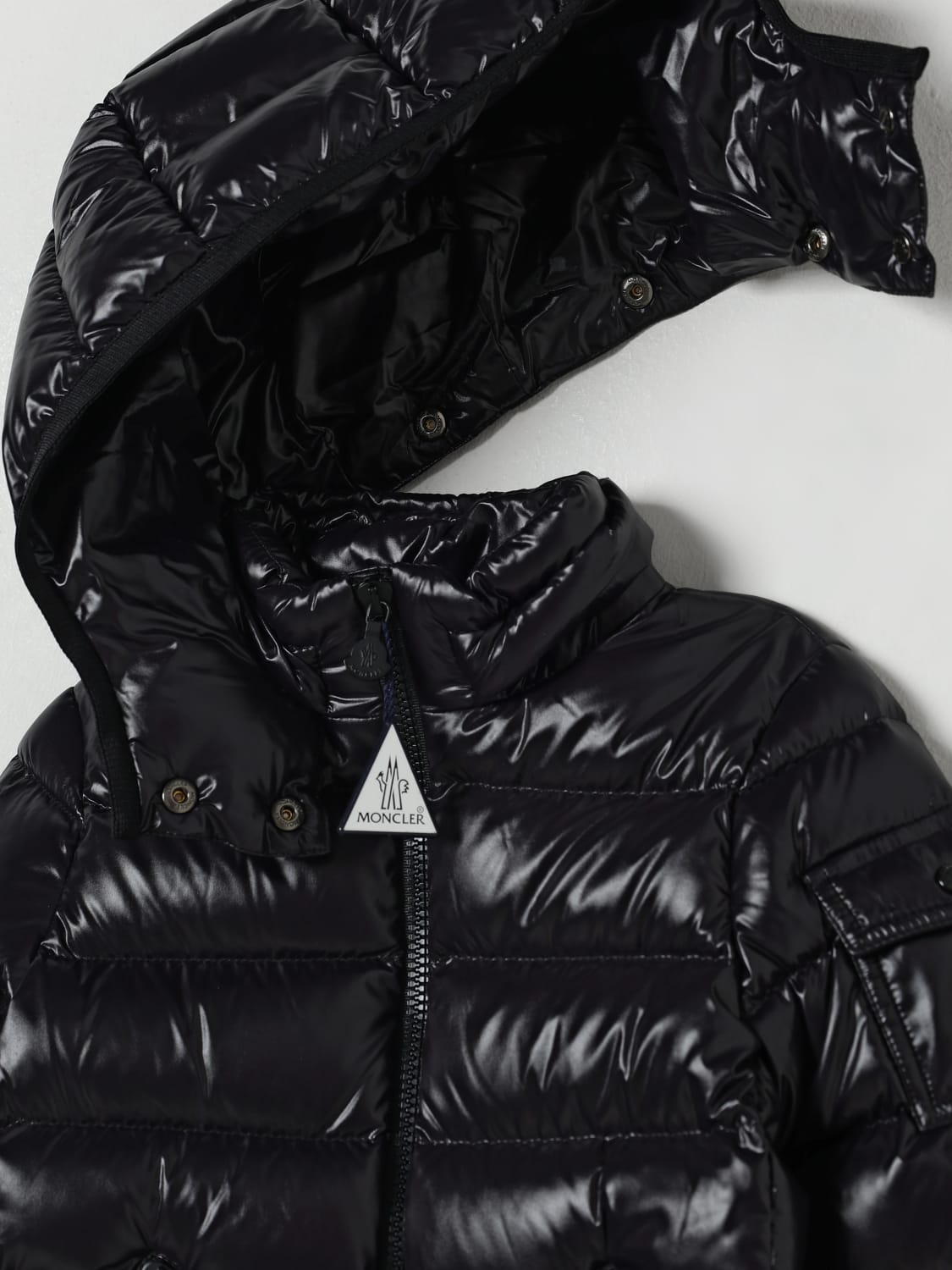 MONCLER JACKET: Jacket kids Moncler, Black - Img 3